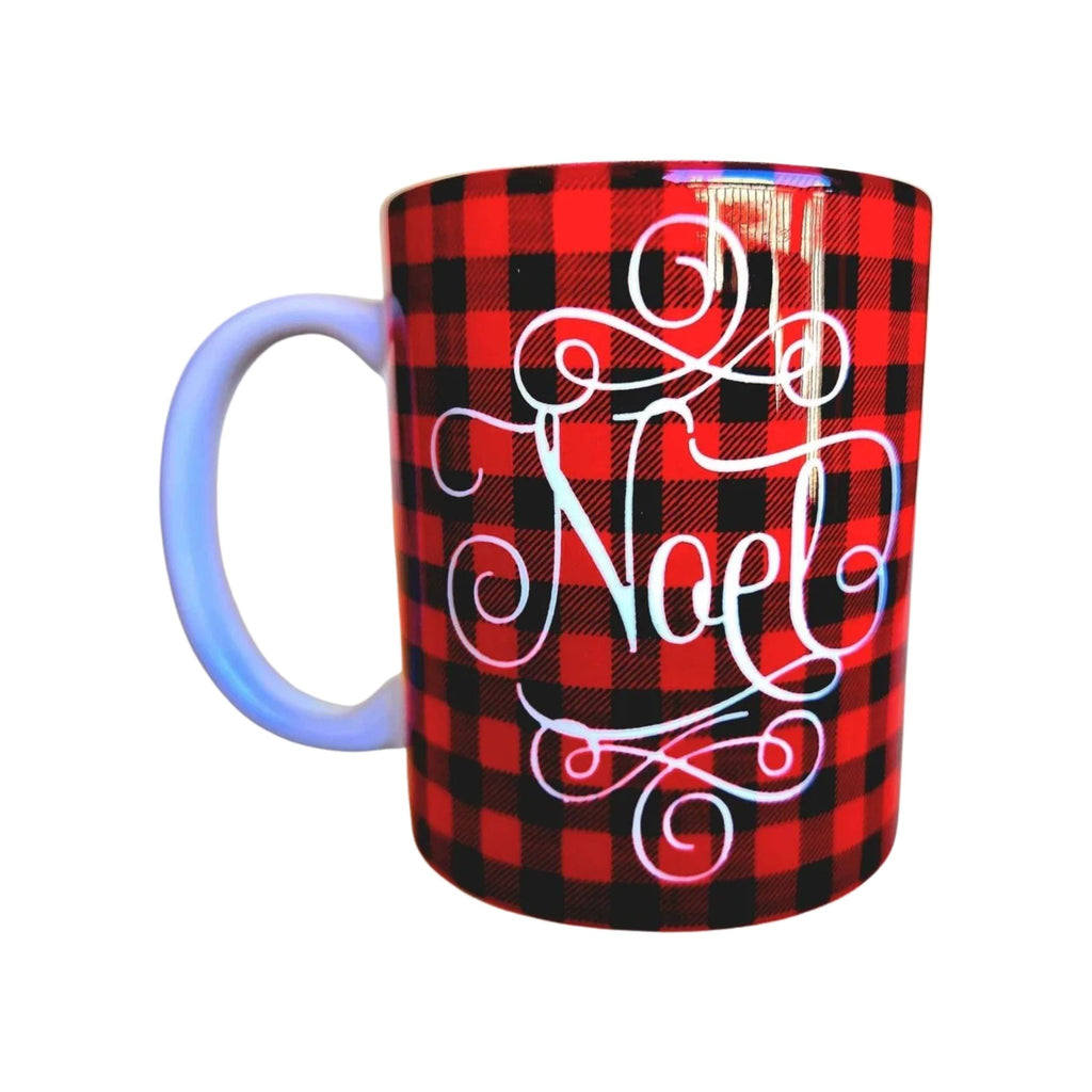 Christmas Ceramic Coffee Mug: Crafted Noel Holiday Message - Coffee Quips Custom Drinkware