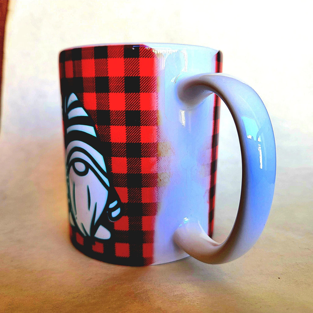 Christmas Gnomes Ceramic Coffee Mug - Holiday Beverage Cup - Coffee Quips Custom Drinkware