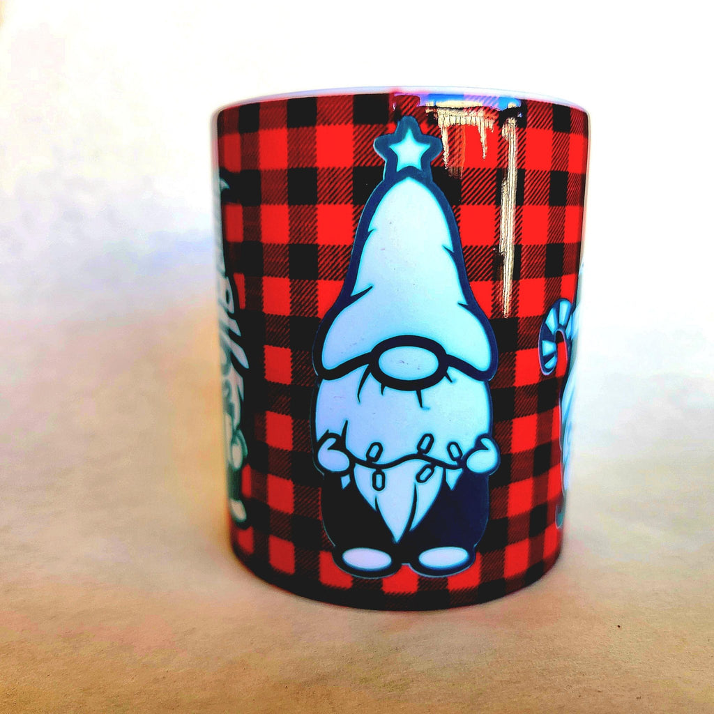 Christmas Gnomes Ceramic Coffee Mug - Holiday Beverage Cup - Coffee Quips Custom Drinkware