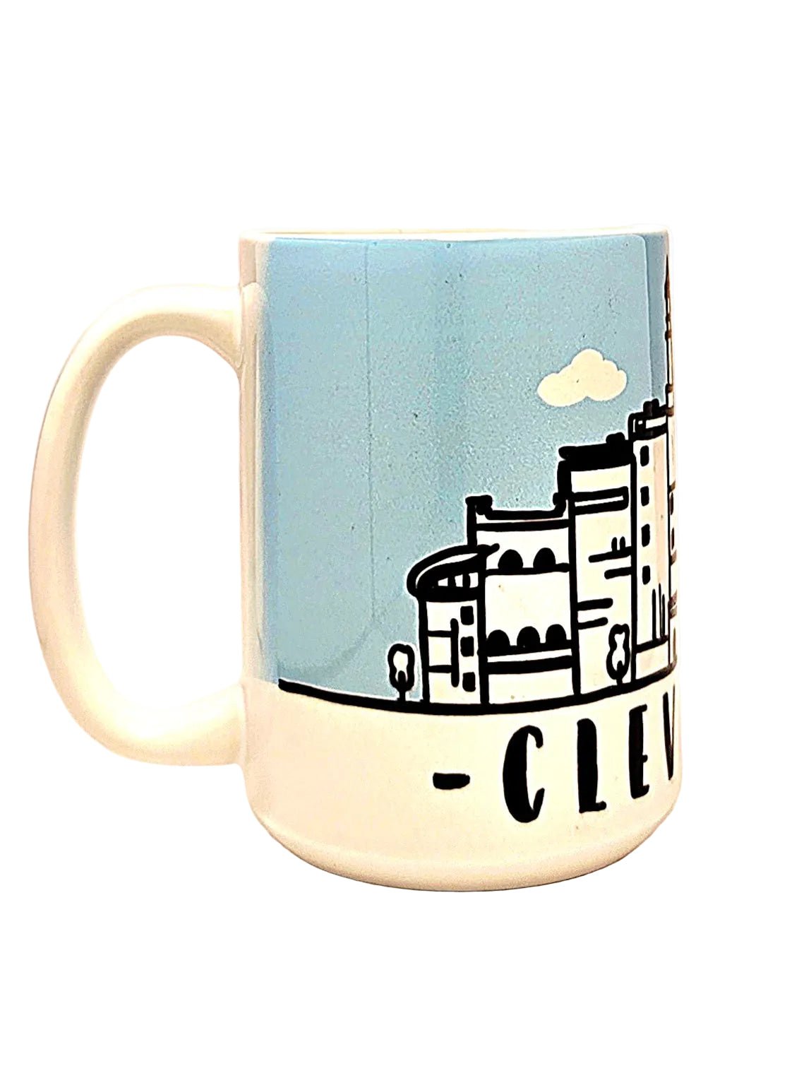Cleveland Souvenir Mug - 15oz Ceramic Travel Keepsake - Coffee Quips Custom Drinkware