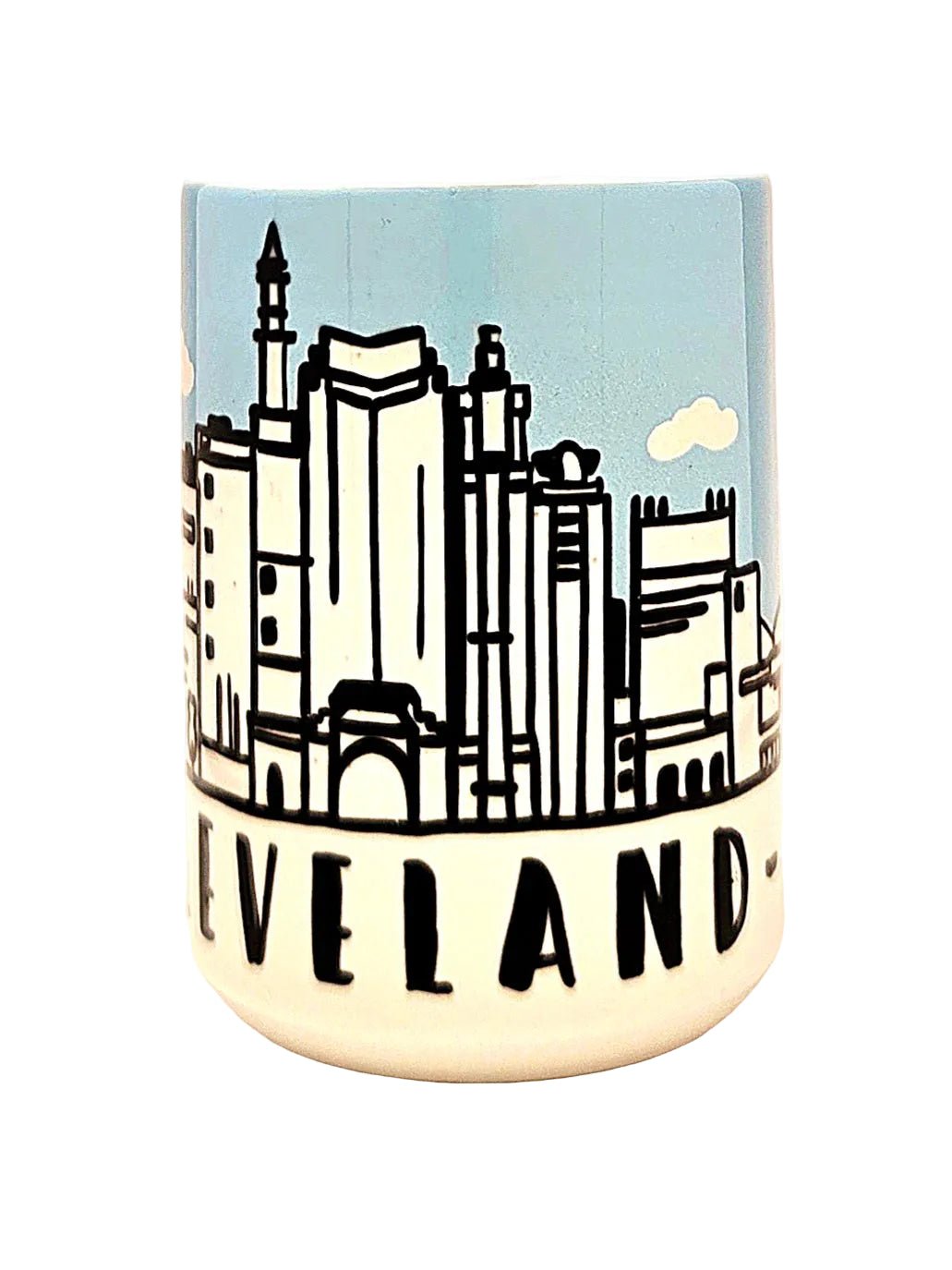 Cleveland Souvenir Mug - 15oz Ceramic Travel Keepsake - Coffee Quips Custom Drinkware