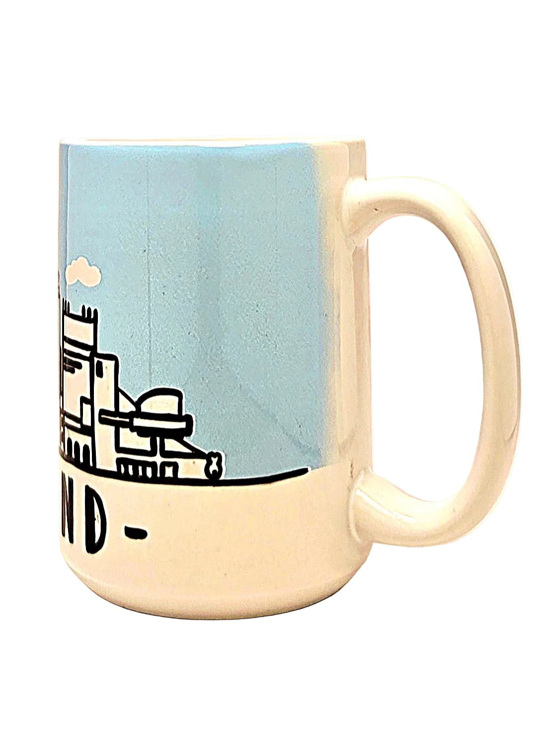 Cleveland Souvenir Mug - 15oz Ceramic Travel Keepsake - Coffee Quips Custom Drinkware