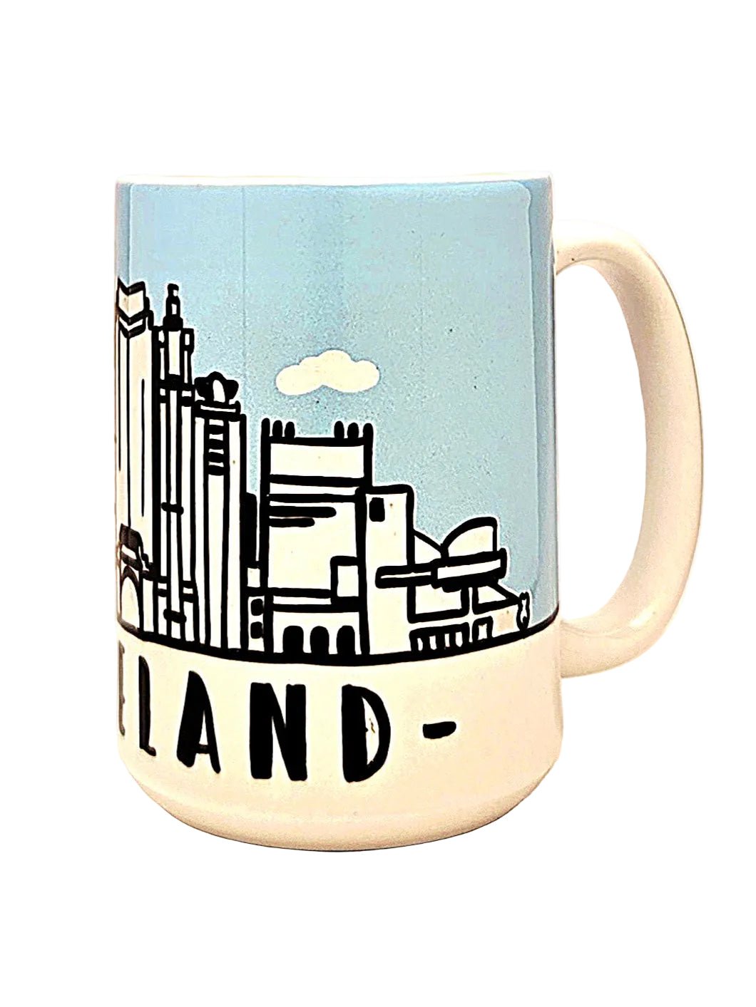Cleveland Souvenir Mug - 15oz Ceramic Travel Keepsake - Coffee Quips Custom Drinkware