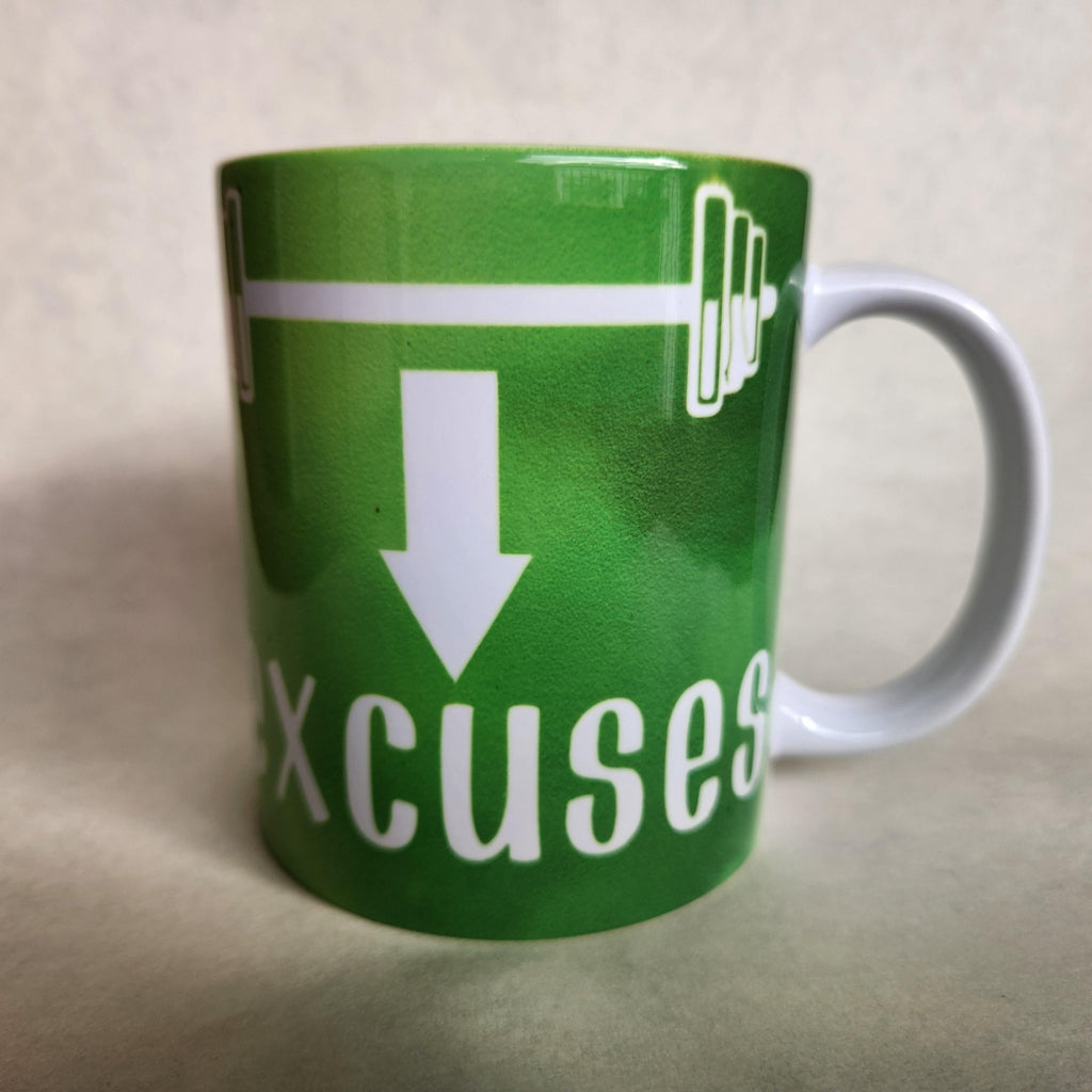 Coffee Quips Ceramic Mug: Crafted Gains, Motivation for Gym & Running - Coffee Quips Custom Drinkware