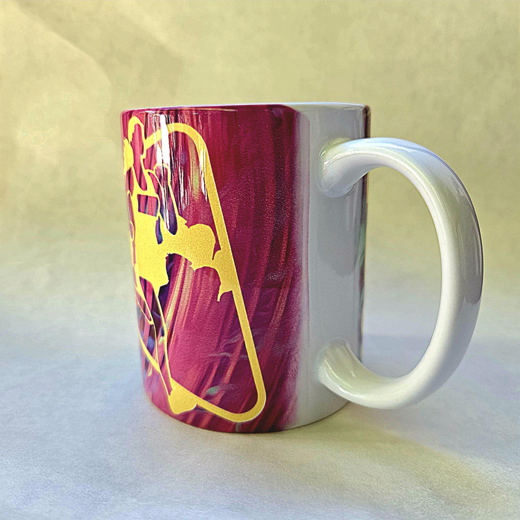 Coffee Quips Crafted Breath Deep Run Strong Shine Bright ceramic coffee mug. Runner gift - Coffee Quips Custom Drinkware