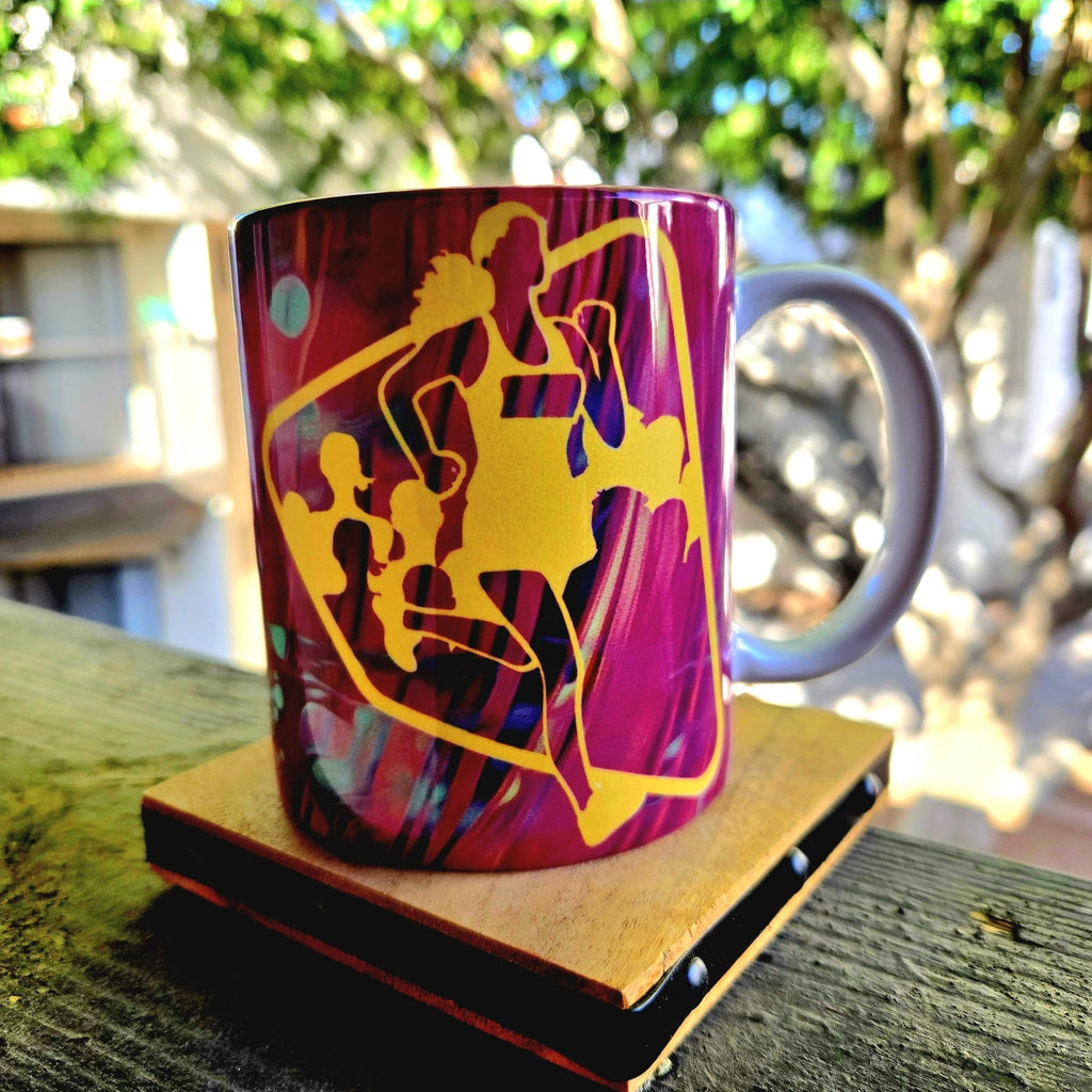 Coffee Quips Crafted Breath Deep Run Strong Shine Bright ceramic coffee mug. Runner gift - Coffee Quips Custom Drinkware