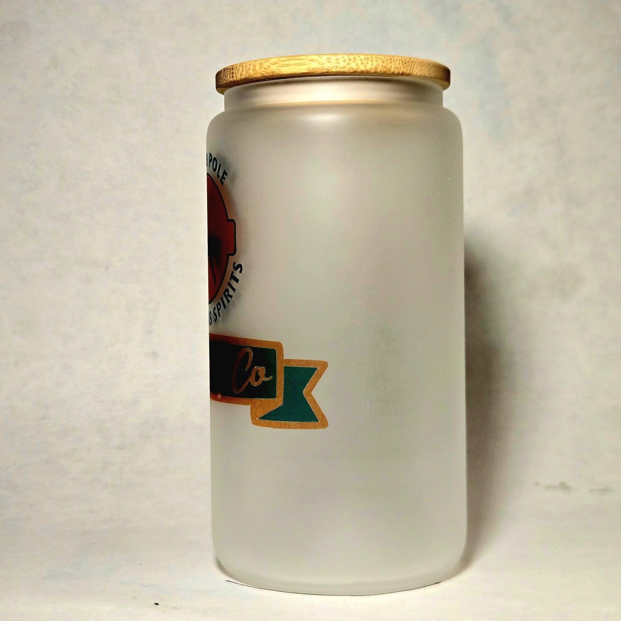 Coffee Quips Crafted Christmas North Pole Brewing Co Glass Tumbler - Coffee Quips Custom Drinkware