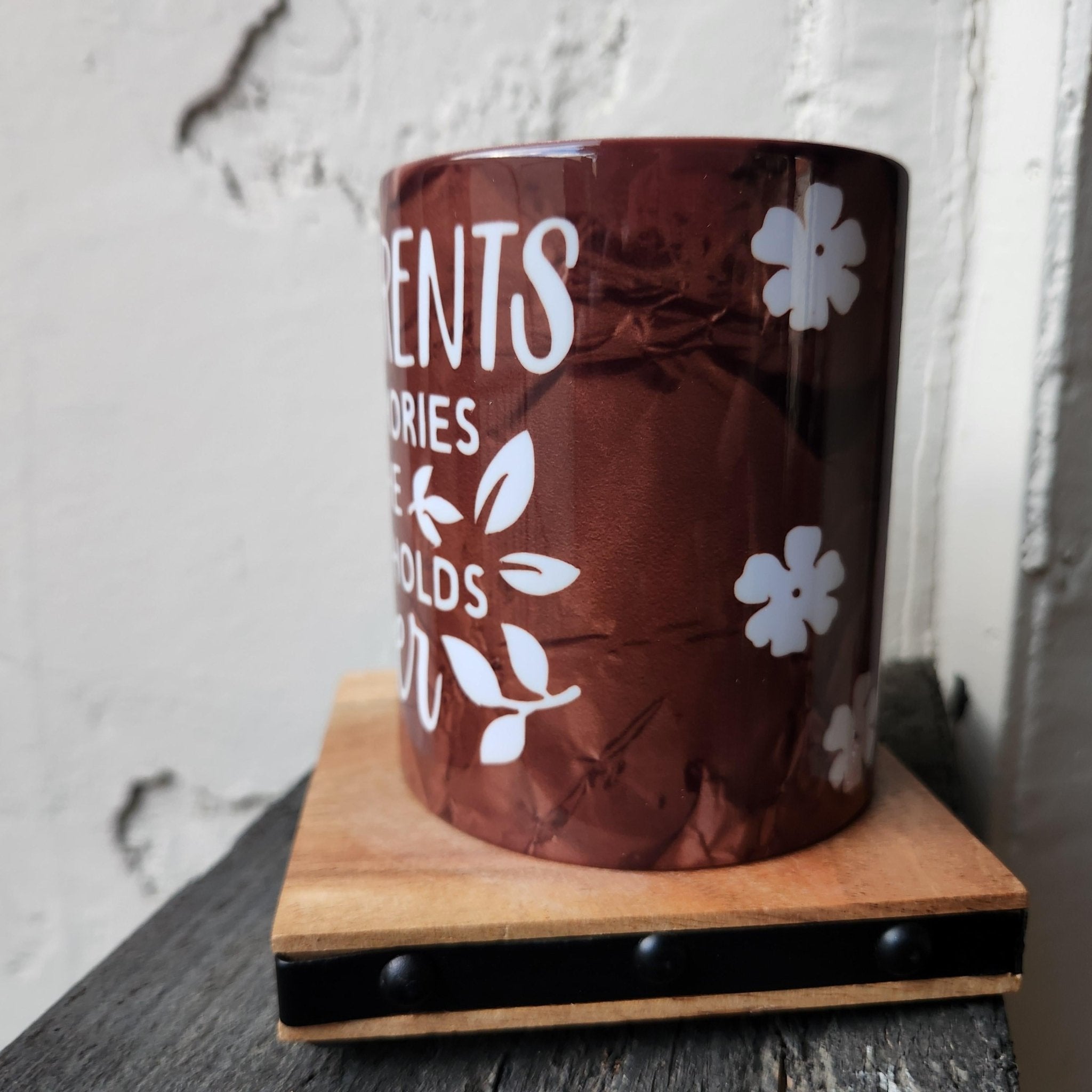 Coffee Quips Crafted Grandparents Create memories that the Heart Holds Forever Coffee and Tea Mug. - Coffee Quips Custom Drinkware