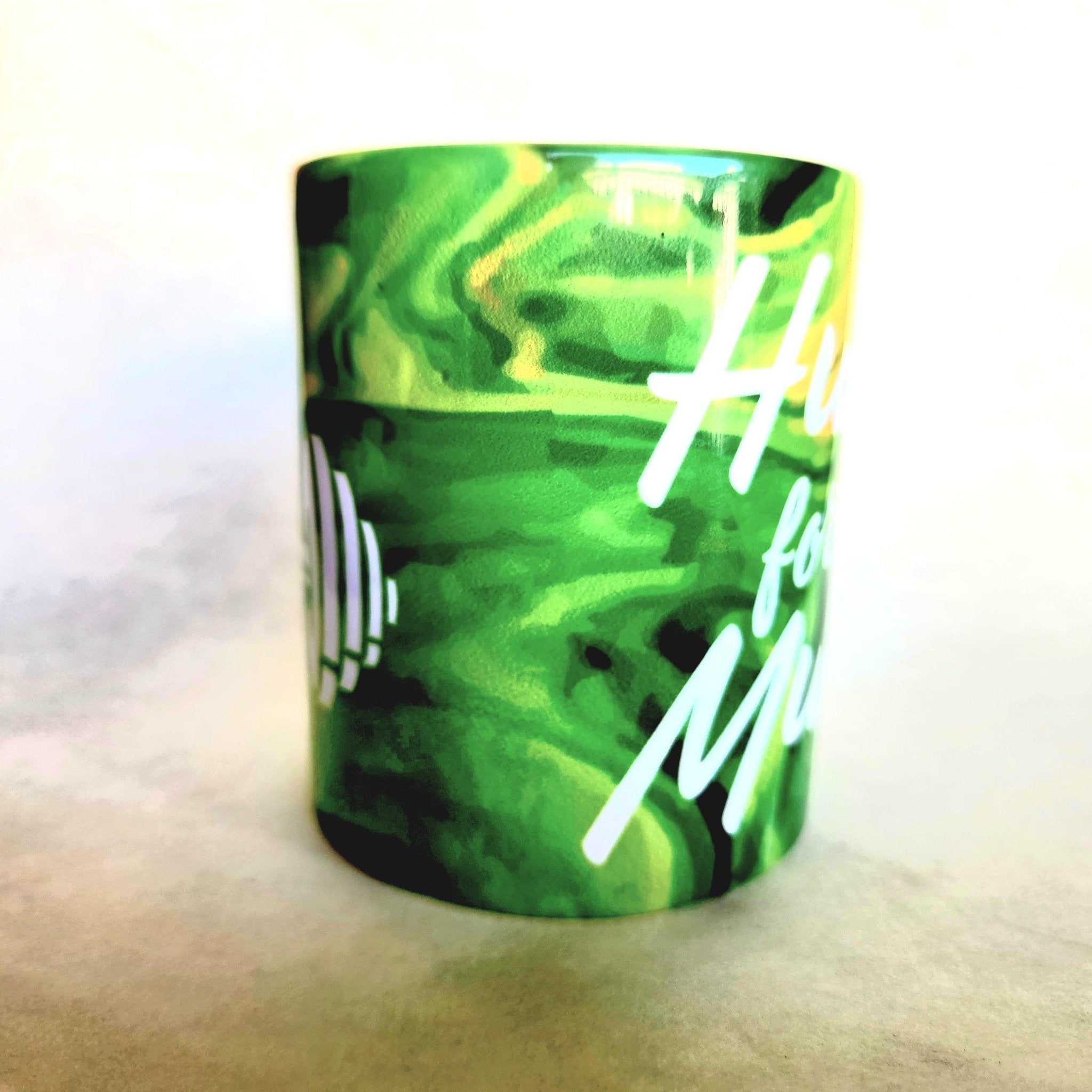 Coffee Quips Crafted Hustle for the Muscle Motivational Fitness Ceramic Coffee Mug - Coffee Quips Custom Drinkware