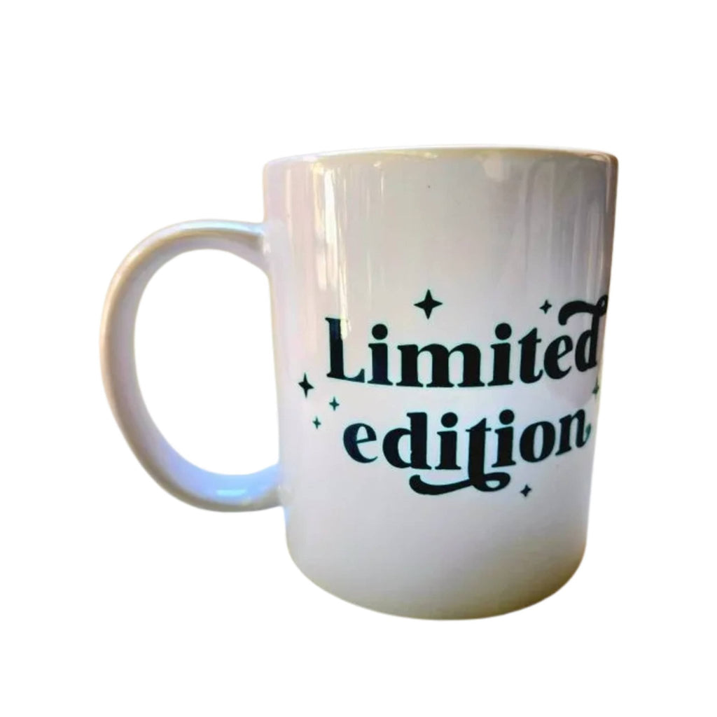 Coffee Quips 12oz Limited Edition Ceramic coffee mug declaring you are an exclusive. - Coffee Quips Custom Drinkware