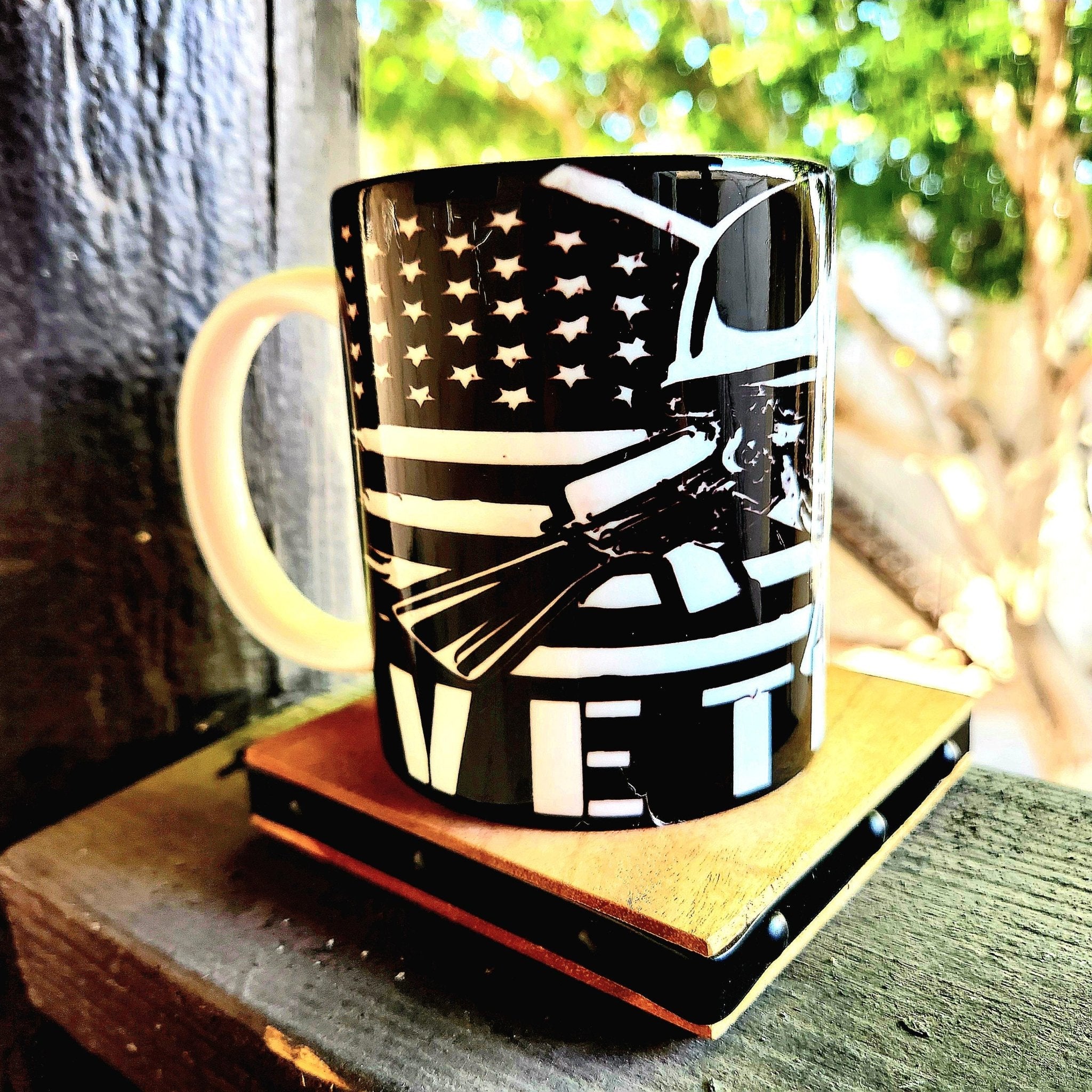Coffee quips Crafted Veterans Ceramic Coffee Mug - Coffee Quips Custom Drinkware