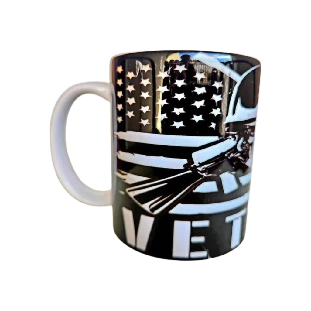 Coffee quips Crafted Veterans Ceramic Coffee Mug - Coffee Quips Custom Drinkware