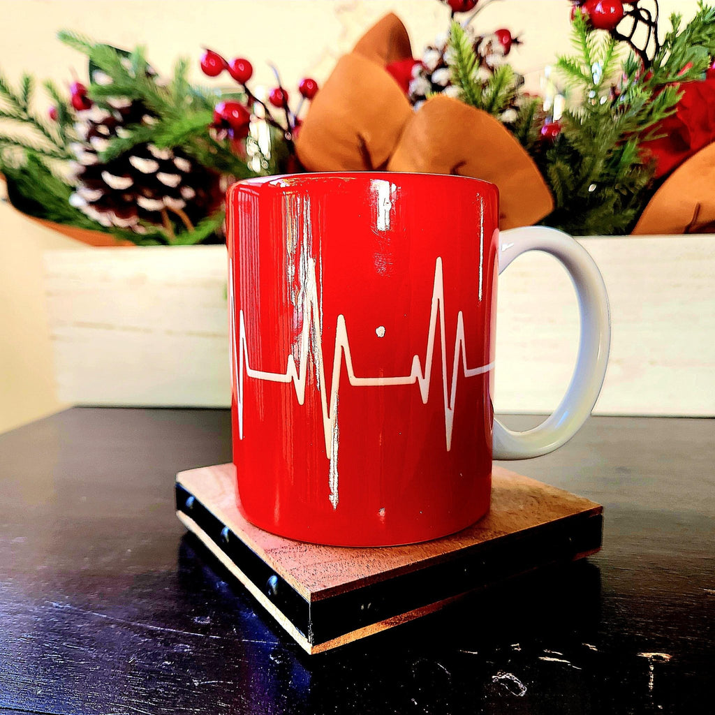 Coffee Saves Lives Ceramic Mug: Funny Coffee Lover Gift - Coffee Quips Custom Drinkware