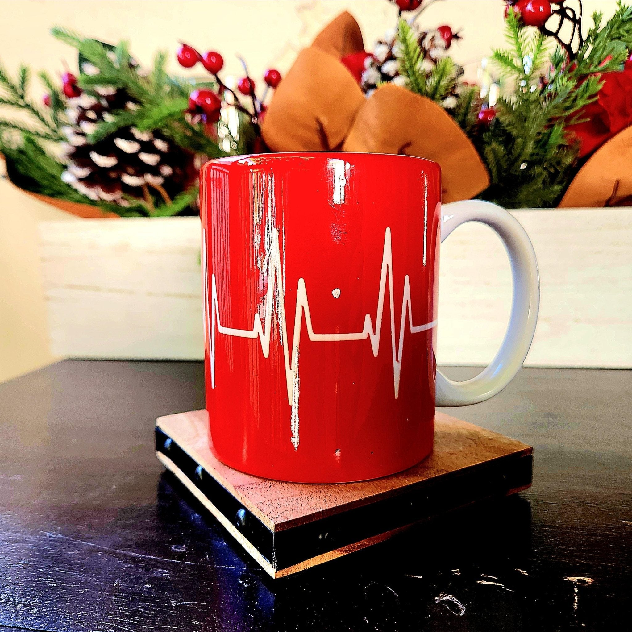 Coffee Saves Lives Ceramic Mug: Funny Coffee Lover Gift - Coffee Quips Custom Drinkware