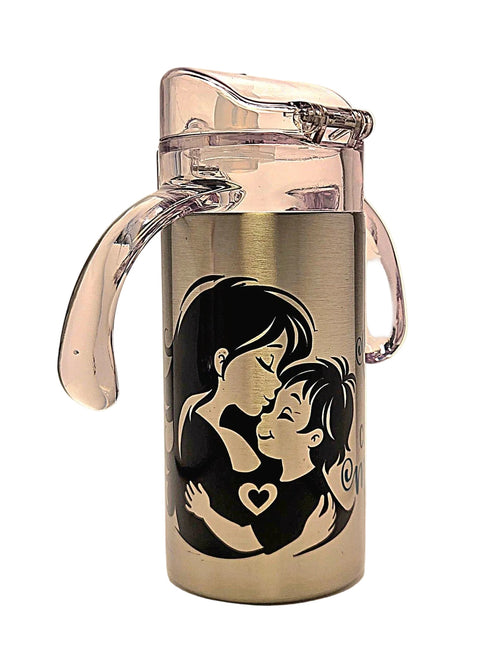 Cute Grow with Me Mama's Boy Stainless Tumbler BPA Free dual lid - Coffee Quips Custom Drinkware