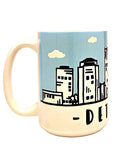 Detroit Souvenir Mug - 15oz Ceramic Travel Keepsake - Coffee Quips Custom Drinkware