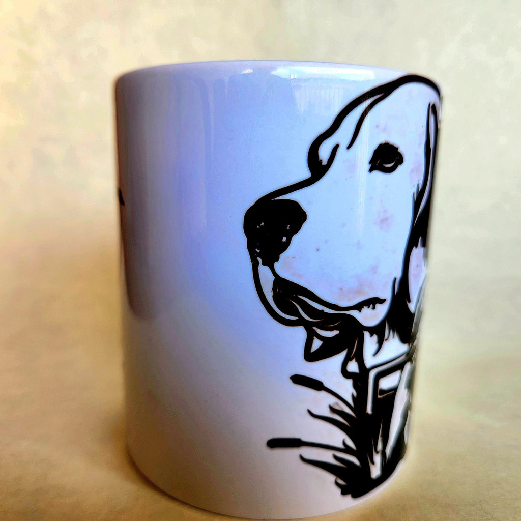 Dog and Duck Hunting Ceramic Coffee Mug – Hunter Gift - Coffee Quips Custom Drinkware