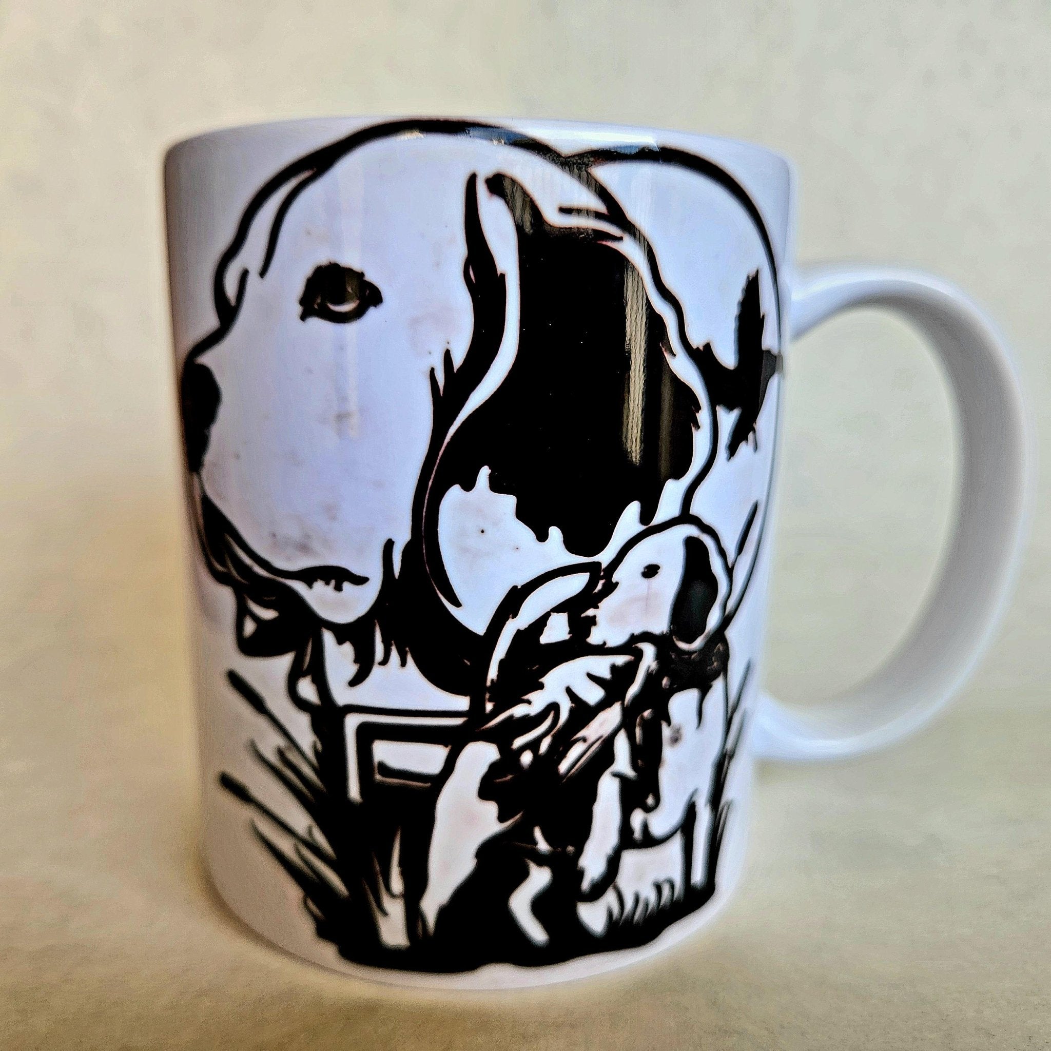 Dog and Duck Hunting Ceramic Coffee Mug – Hunter Gift - Coffee Quips Custom Drinkware