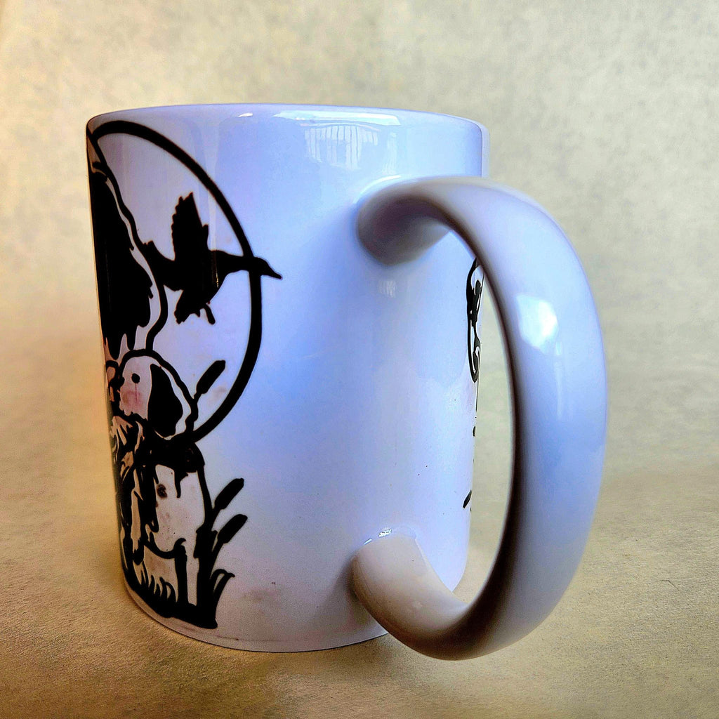 Dog and Duck Hunting Ceramic Coffee Mug – Hunter Gift - Coffee Quips Custom Drinkware