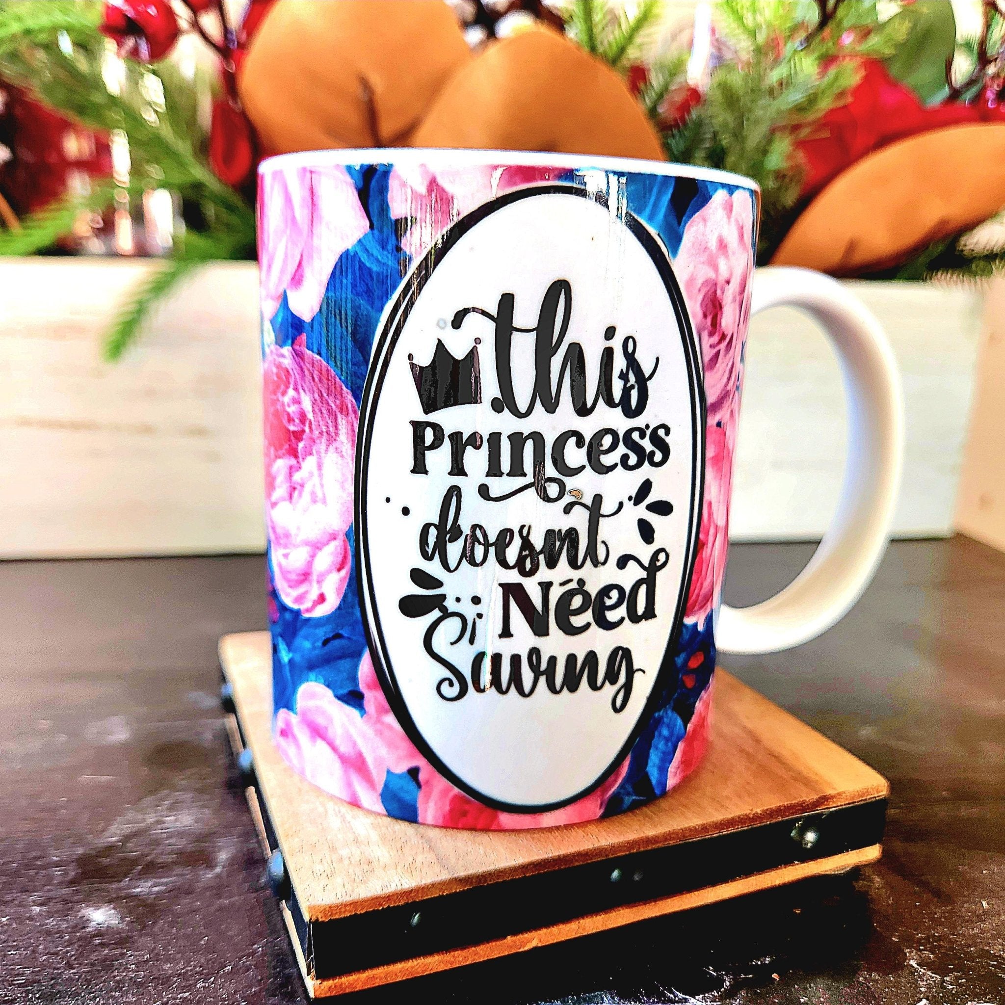 Empowering Princess Ceramic Coffee Mug: Woman Power - Coffee Quips Custom Drinkware