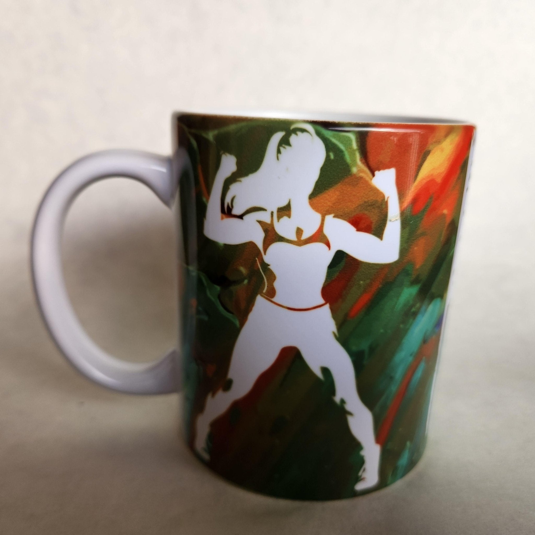 Fitness Woman Ceramic Coffee Mug - 12oz Motivation Gift - Coffee Quips Custom Drinkware