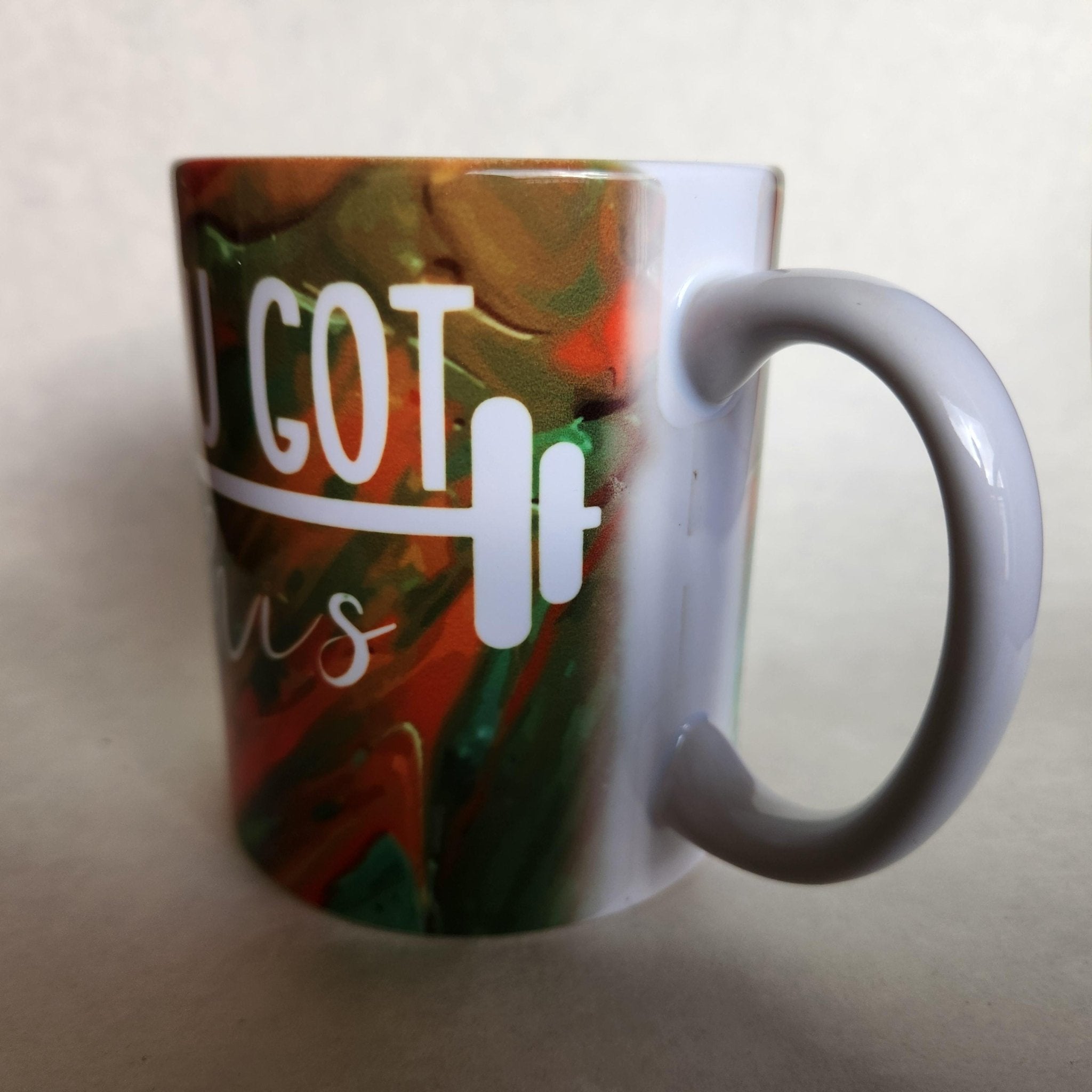 Fitness Woman Ceramic Coffee Mug - 12oz Motivation Gift - Coffee Quips Custom Drinkware