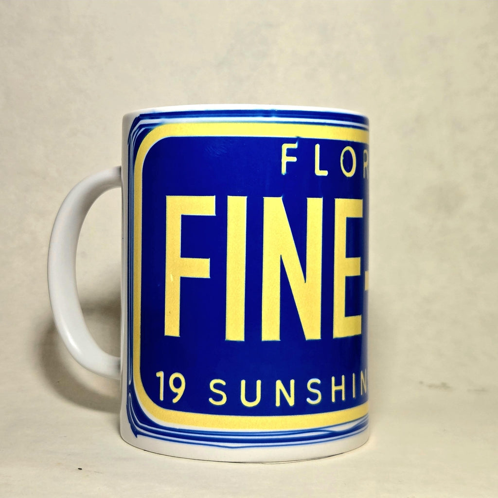 15oz Classic Rock Mug Florida License Plate Ceramic Coffee Cup- Coffee Quips Custom Drinkware