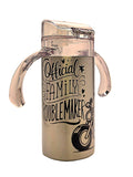 Funny 12oz Grow With Me Stainless Tumbler the Official Family Troublemaker BPA Free dual lid - Coffee Quips Custom Drinkware