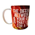 Funny Sarcastic Ceramic Coffee Mug: Asked for Tea Not Opinion - Coffee Quips Custom Drinkware