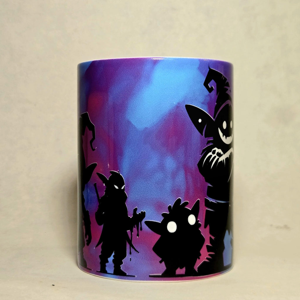 Goblins and mystical Creatures ceramic coffee mug 15oz Large Capacity DnD - Coffee Quips Custom Drinkware