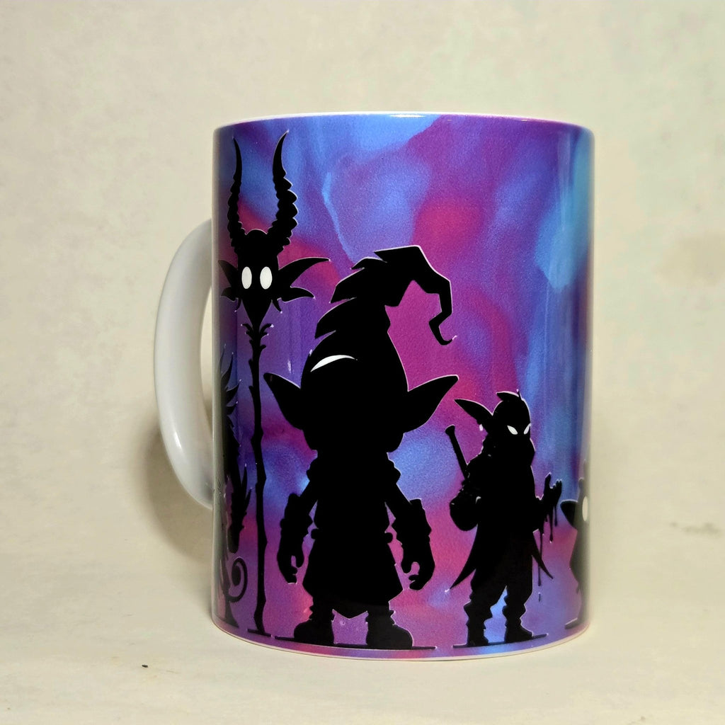 Goblins and mystical Creatures ceramic coffee mug 15oz Large Capacity DnD - Coffee Quips Custom Drinkware