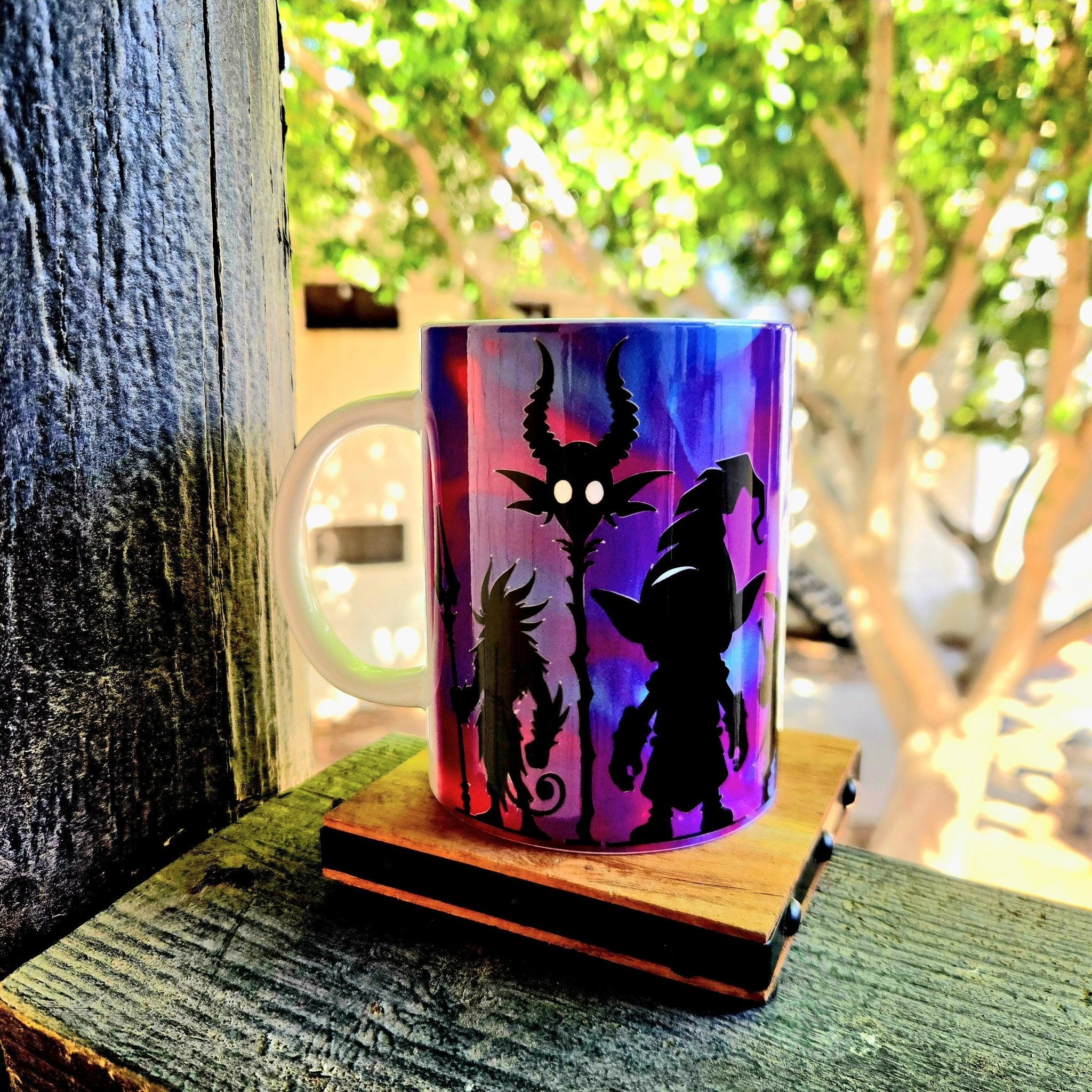 Goblins and mystical Creatures ceramic coffee mug 15oz Large Capacity DnD - Coffee Quips Custom Drinkware
