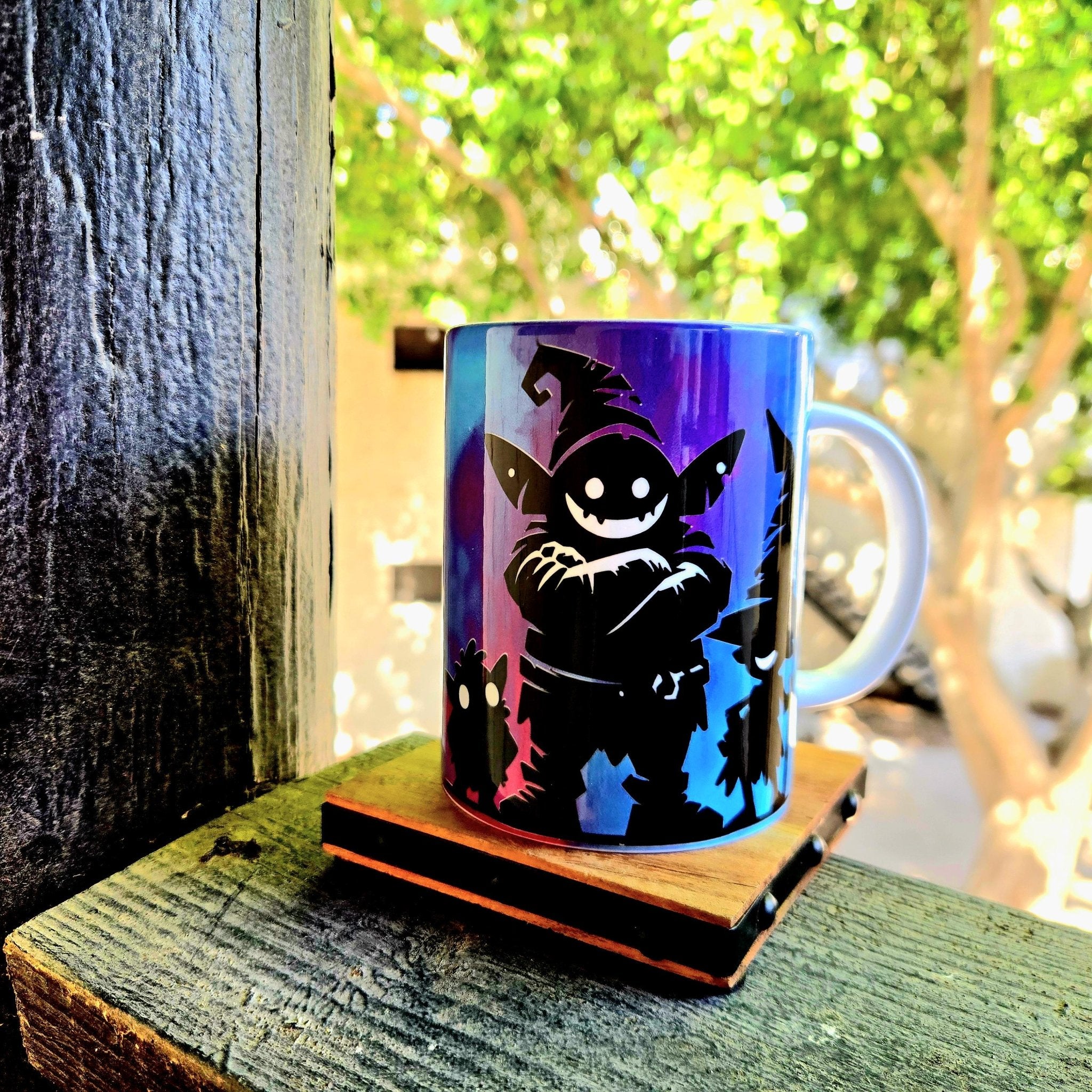 Goblins and mystical Creatures ceramic coffee mug 15oz Large Capacity DnD - Coffee Quips Custom Drinkware