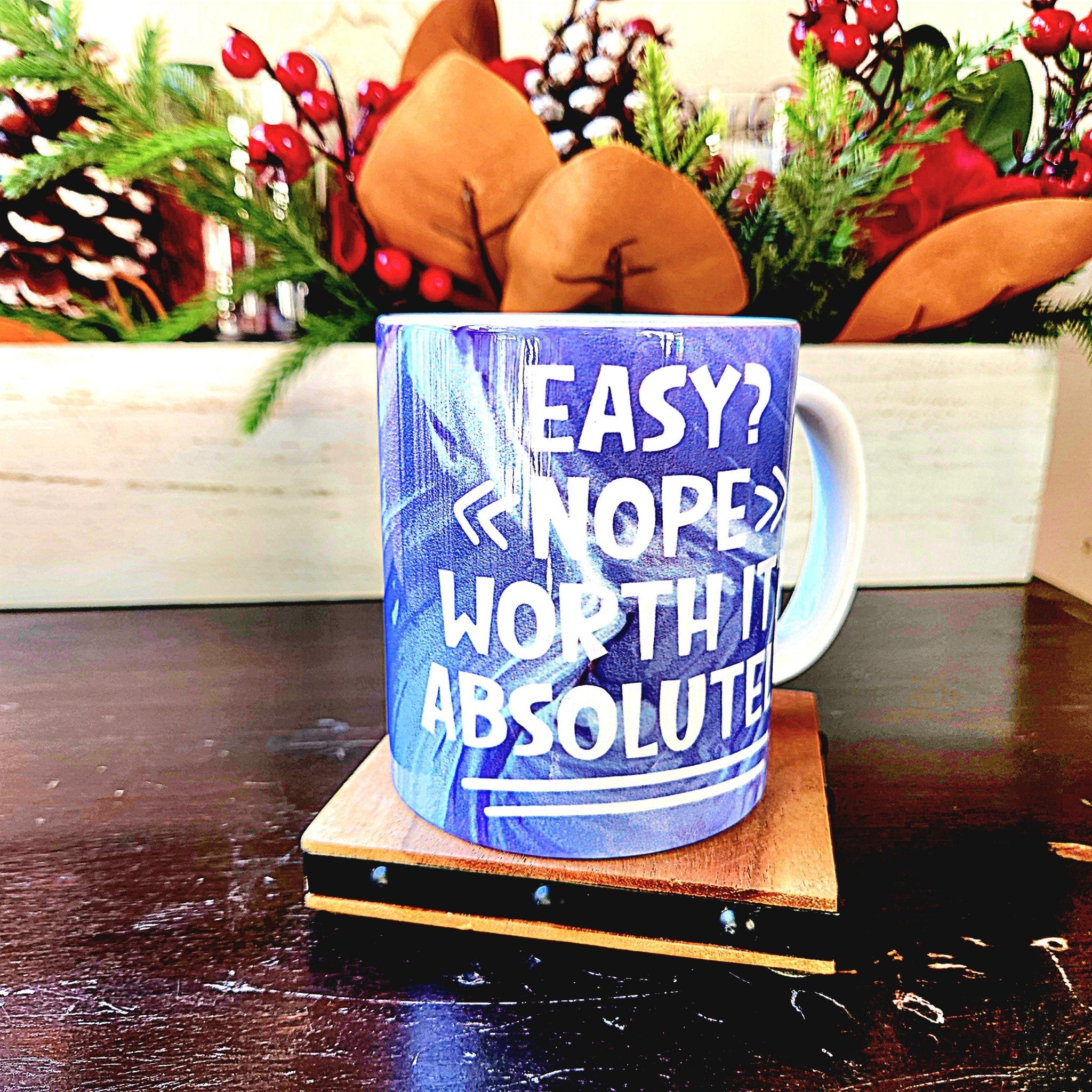 Half Marathon Runner Ceramic Coffee Mug, 13.1 Finisher Gift - Coffee Quips Custom Drinkware