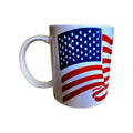 Handmade American Flag Mug – Patriotic 12oz Coffee Cup - Coffee Quips Custom Drinkware