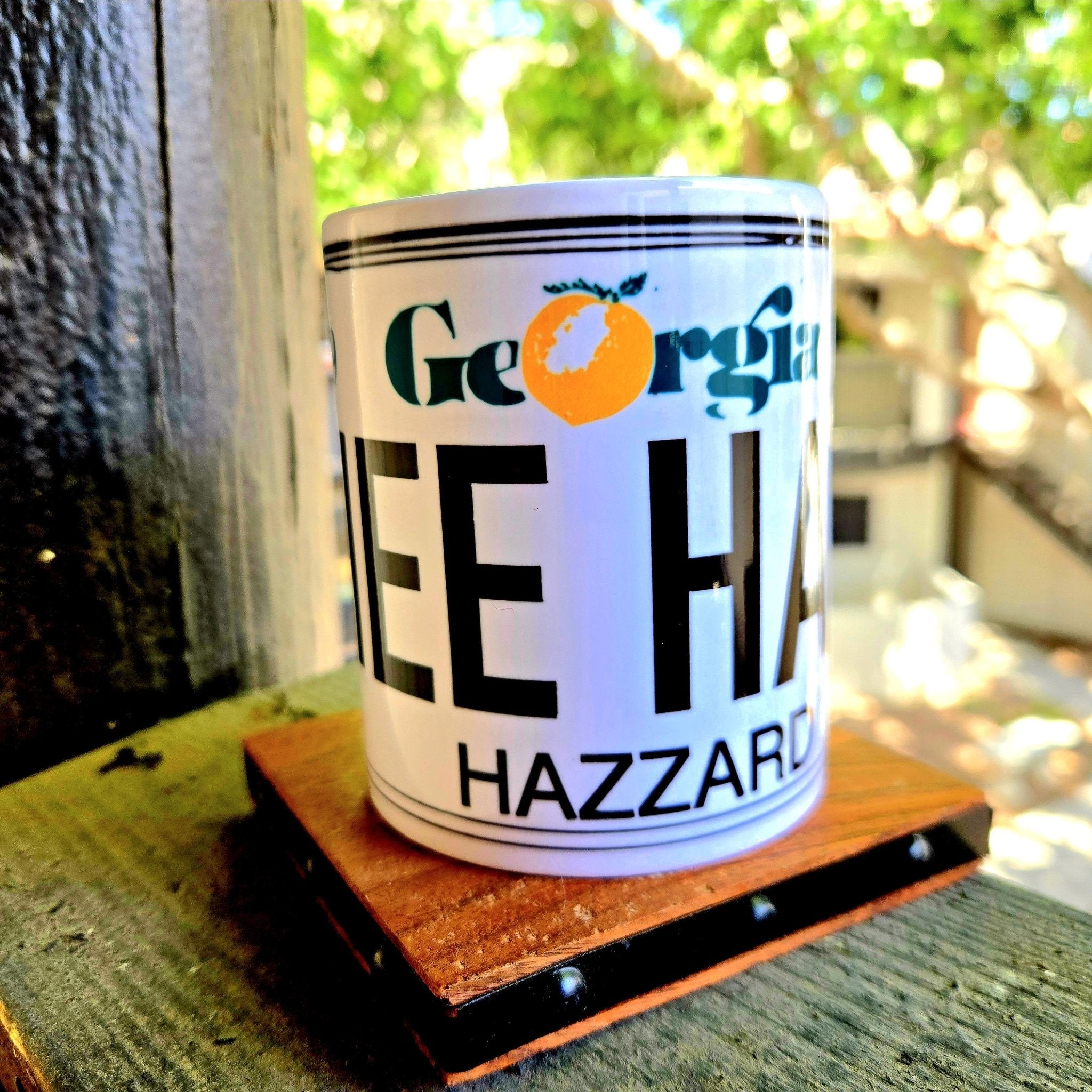 Hee Haw Coffee Mug: Crafted Georgia License Plate Ceramic Mug - Coffee Quips Custom Drinkware- Classic Television Mug
