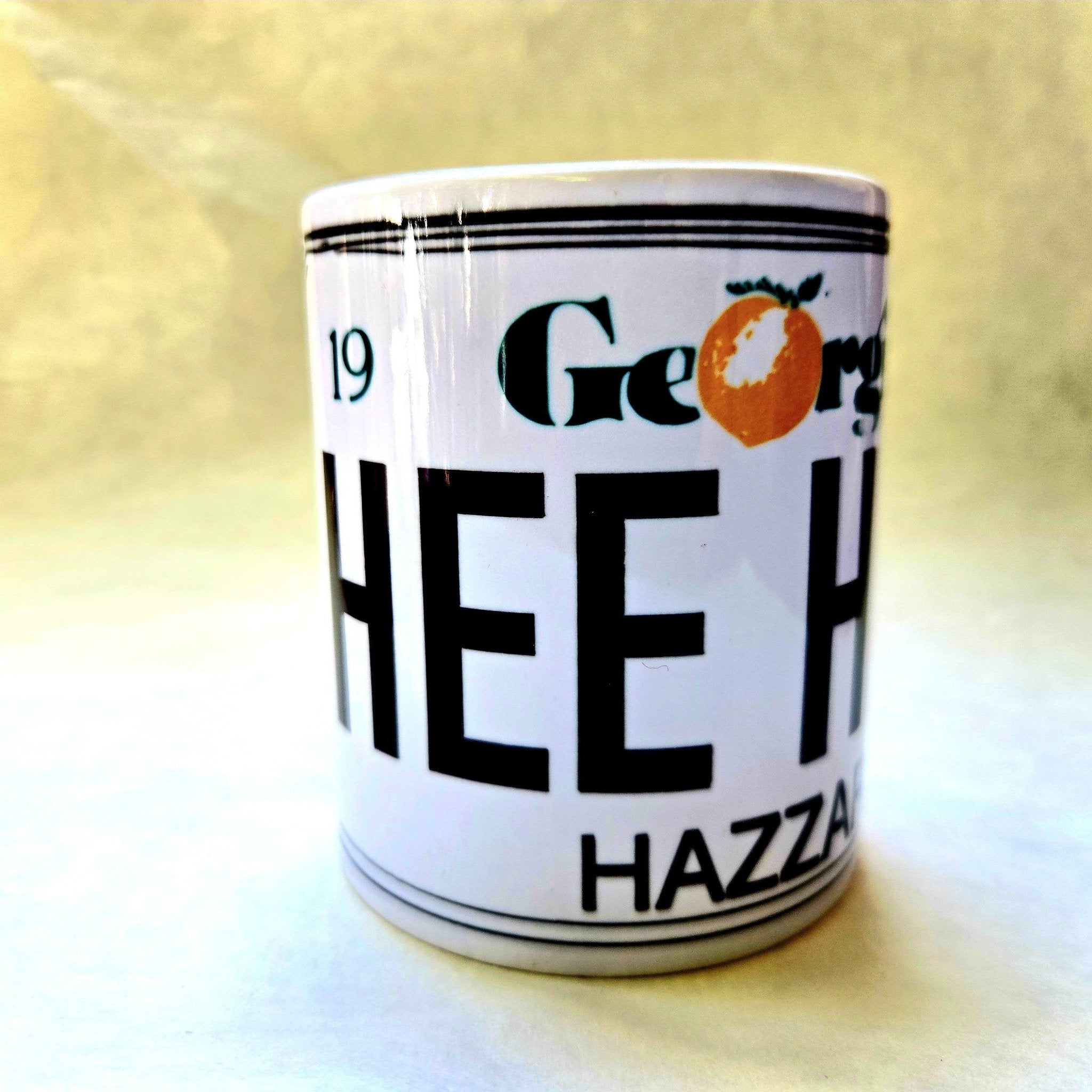 Hee Haw Coffee Mug: Crafted Georgia License Plate Ceramic Mug - Coffee Quips Custom Drinkware- Classic Television Mug