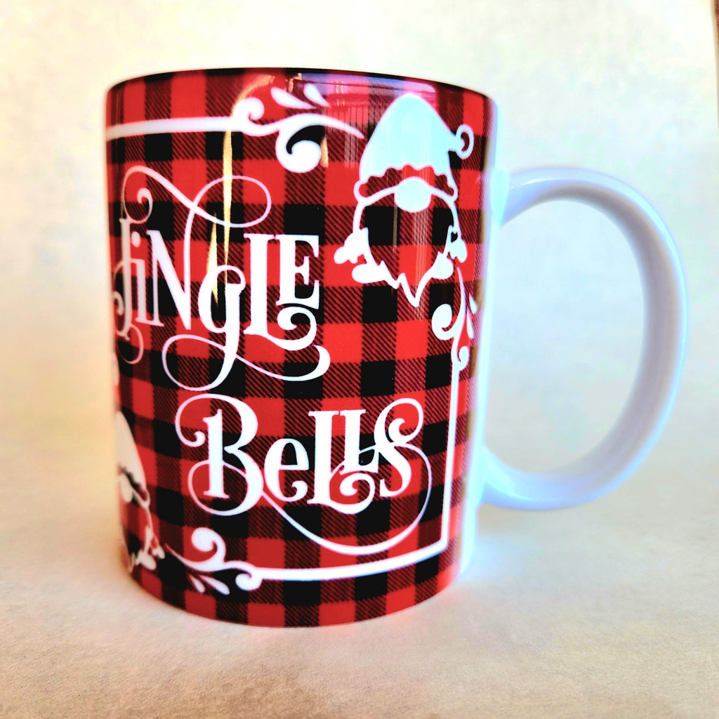 Holiday Gnomes Ceramic Coffee Mug: Jingle Bells Christmas Season - Coffee Quips Custom Drinkware