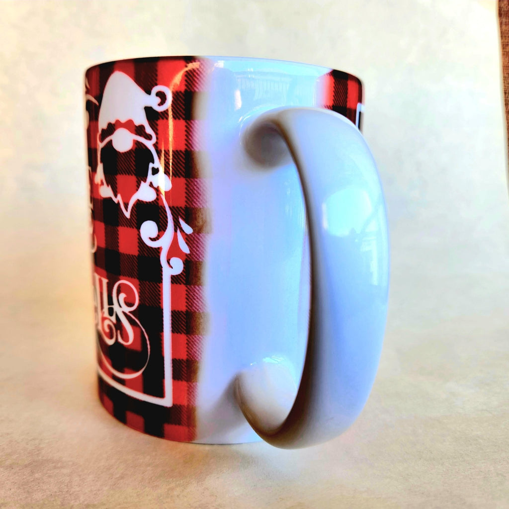 Holiday Gnomes Ceramic Coffee Mug: Jingle Bells Christmas Season - Coffee Quips Custom Drinkware