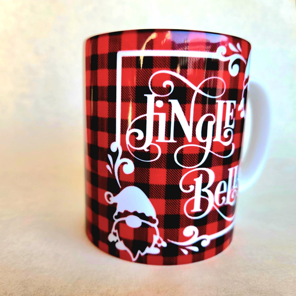 Holiday Gnomes Ceramic Coffee Mug: Jingle Bells Christmas Season - Coffee Quips Custom Drinkware