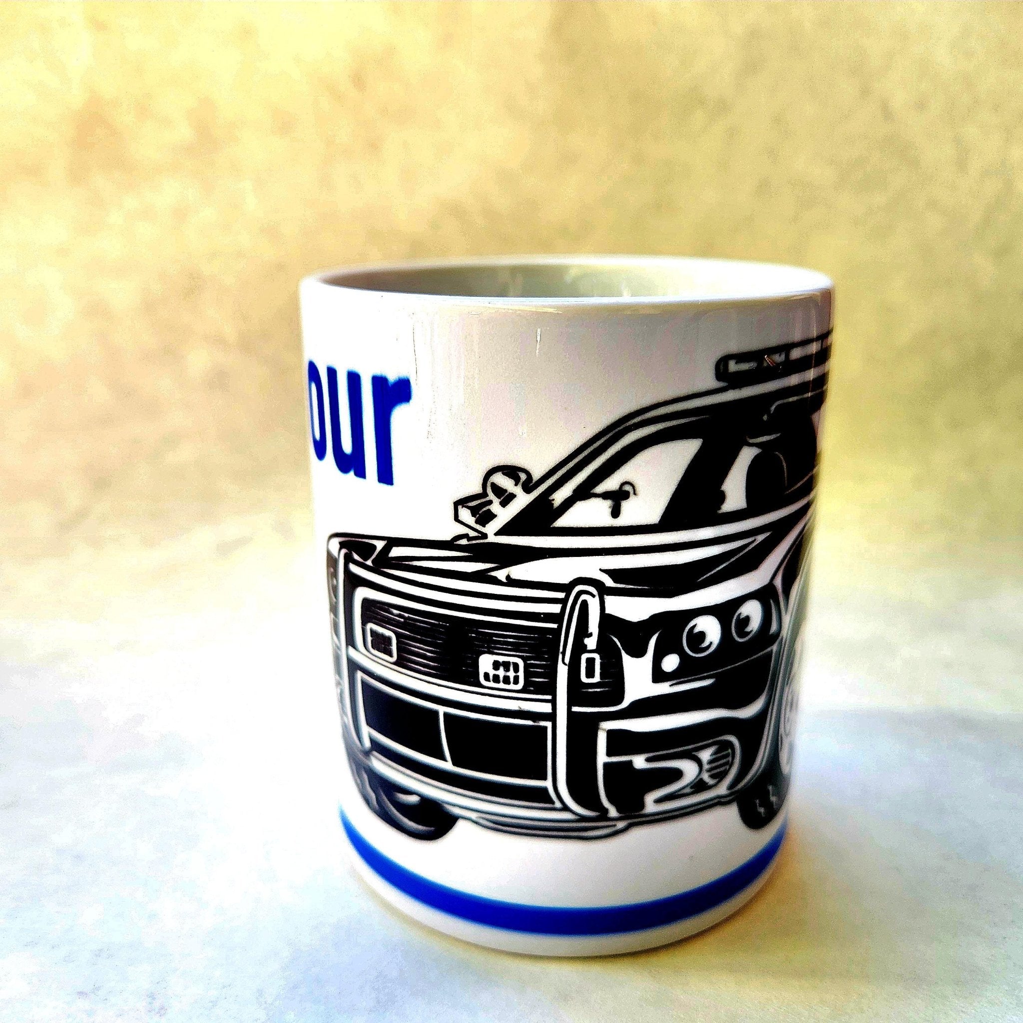 Honor Our Fallen Officers Ceramic Coffee Mug - Support Police - Coffee Quips Custom Drinkware