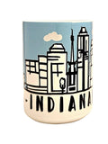 Indianapolis Souvenir Mug - 15oz Ceramic Travel Keepsake - Coffee Quips Custom Drinkware