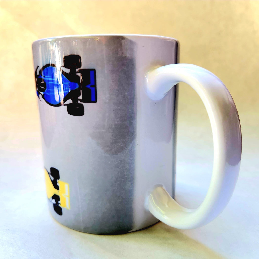 Indy Car Race Ceramic Coffee Mug: Open Wheel Racing Enthusiast Gift - Coffee Quips Custom Drinkware
