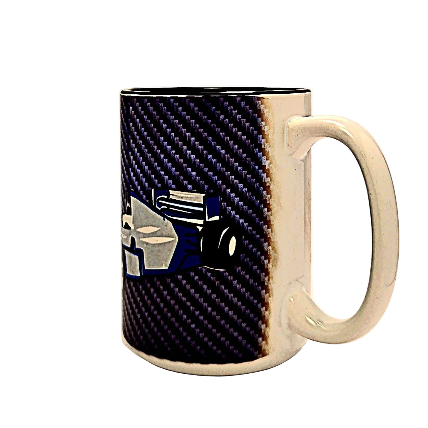 Indy Racing Ceramic Coffee Mug: Open Wheel Race Car Fan Gift - Coffee Quips Custom Drinkware