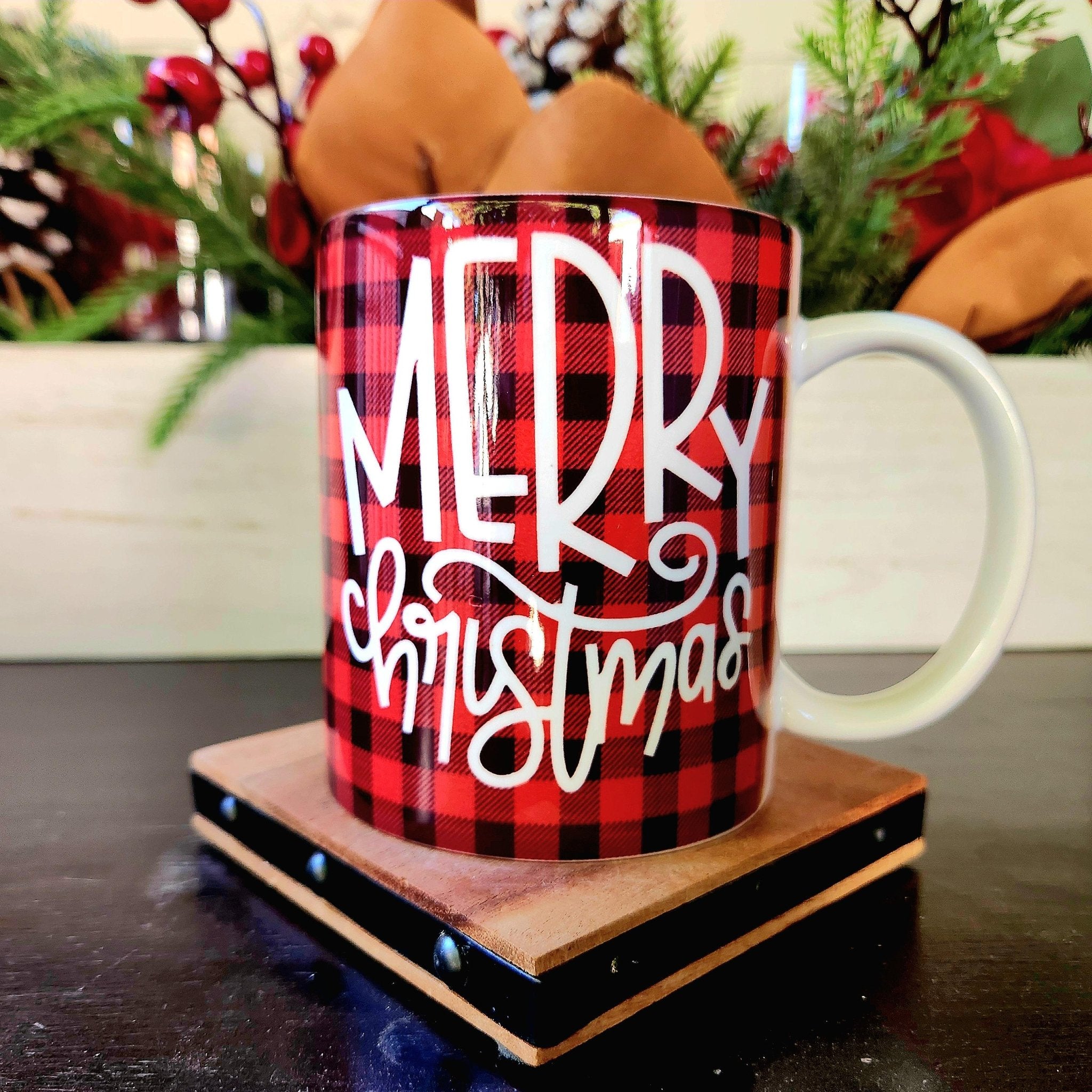 Joy To The World Christmas Coffee Mug - Holiday Ceramic Quips - Coffee Quips Custom Drinkware