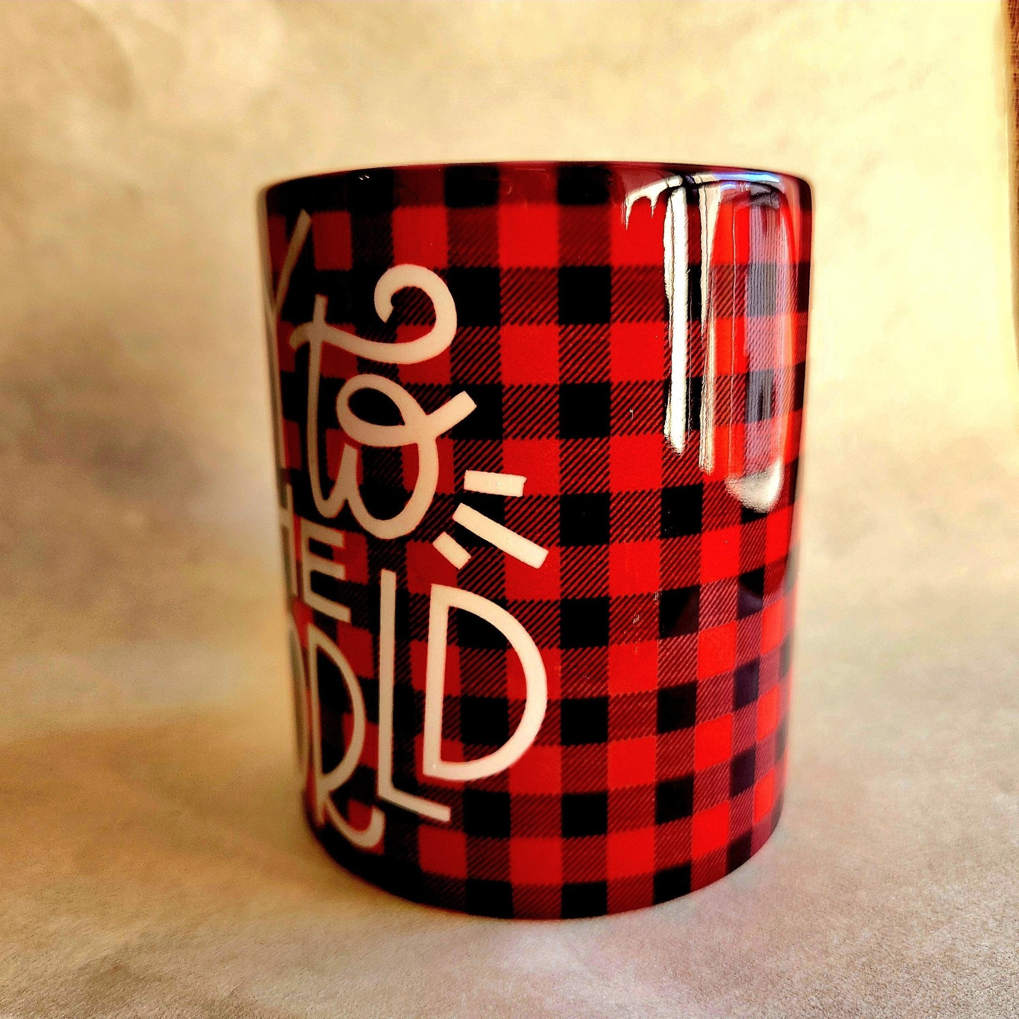 Joy To The World Christmas Coffee Mug - Holiday Ceramic Quips - Coffee Quips Custom Drinkware