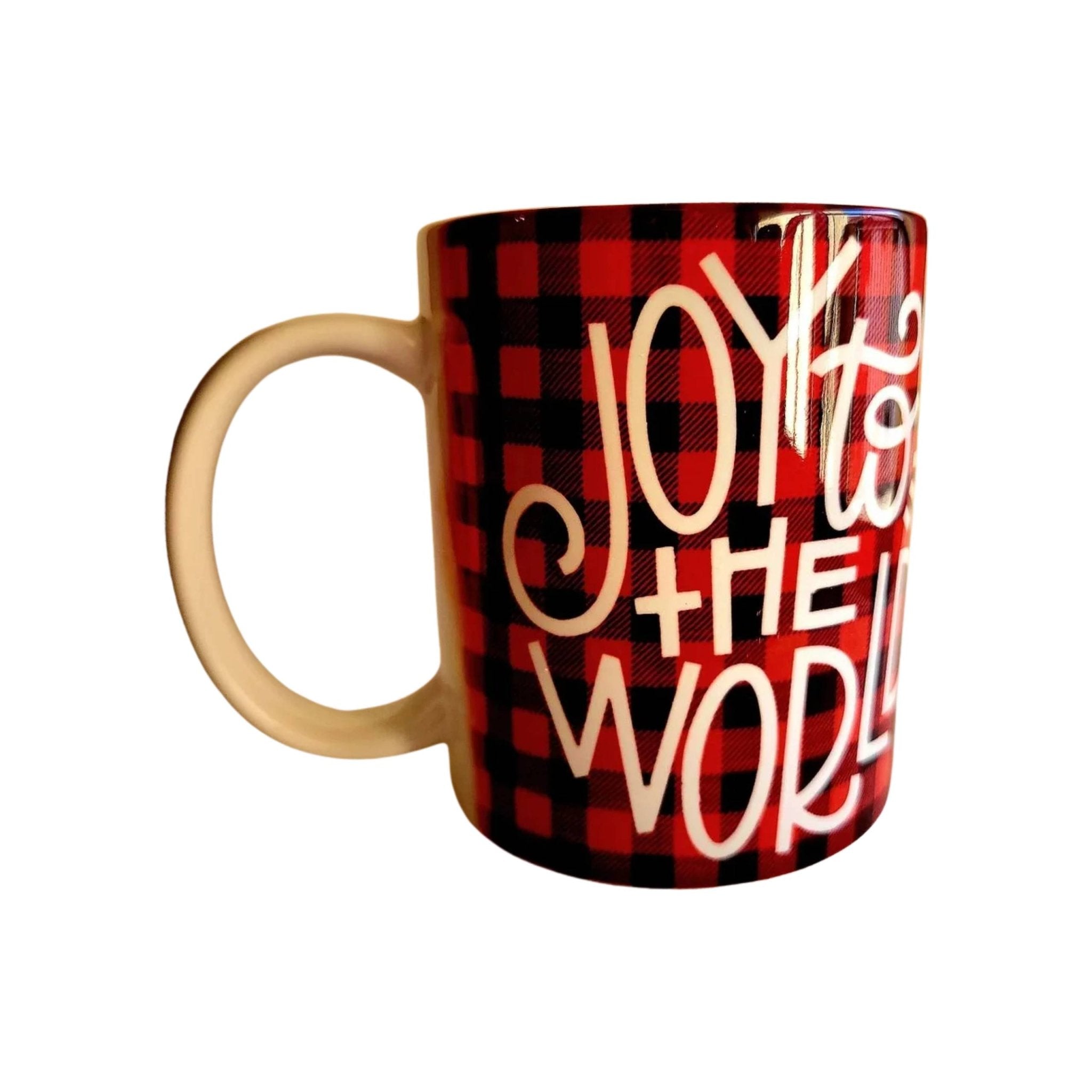 Joy To The World Christmas Coffee Mug - Holiday Ceramic Quips - Coffee Quips Custom Drinkware