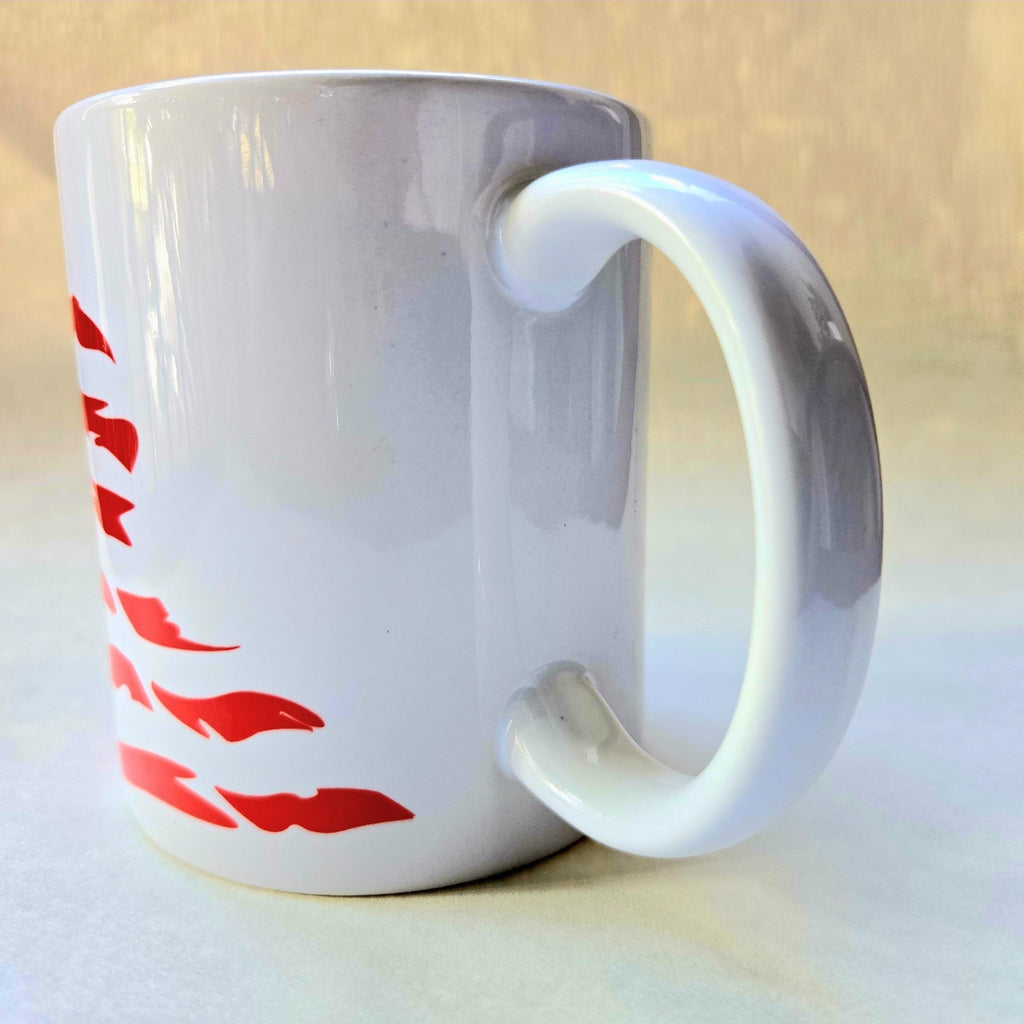 Land of Free Because Mom is Brave Ceramic Coffee Mug - Coffee Quips Custom Drinkware