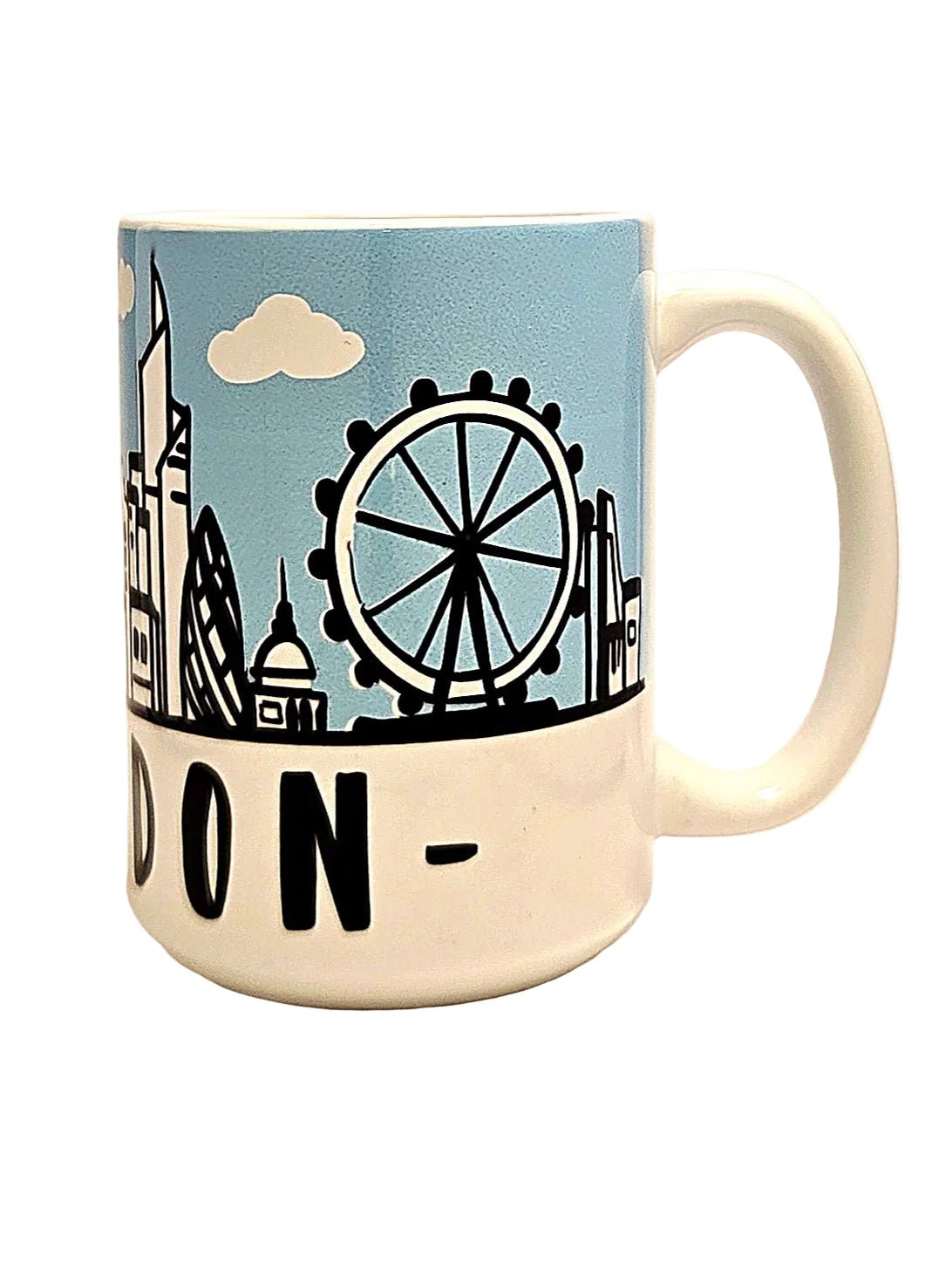 London Souvenir Mug - 15oz Ceramic Skyline Travel Keepsake - Coffee Quips Custom Drinkware