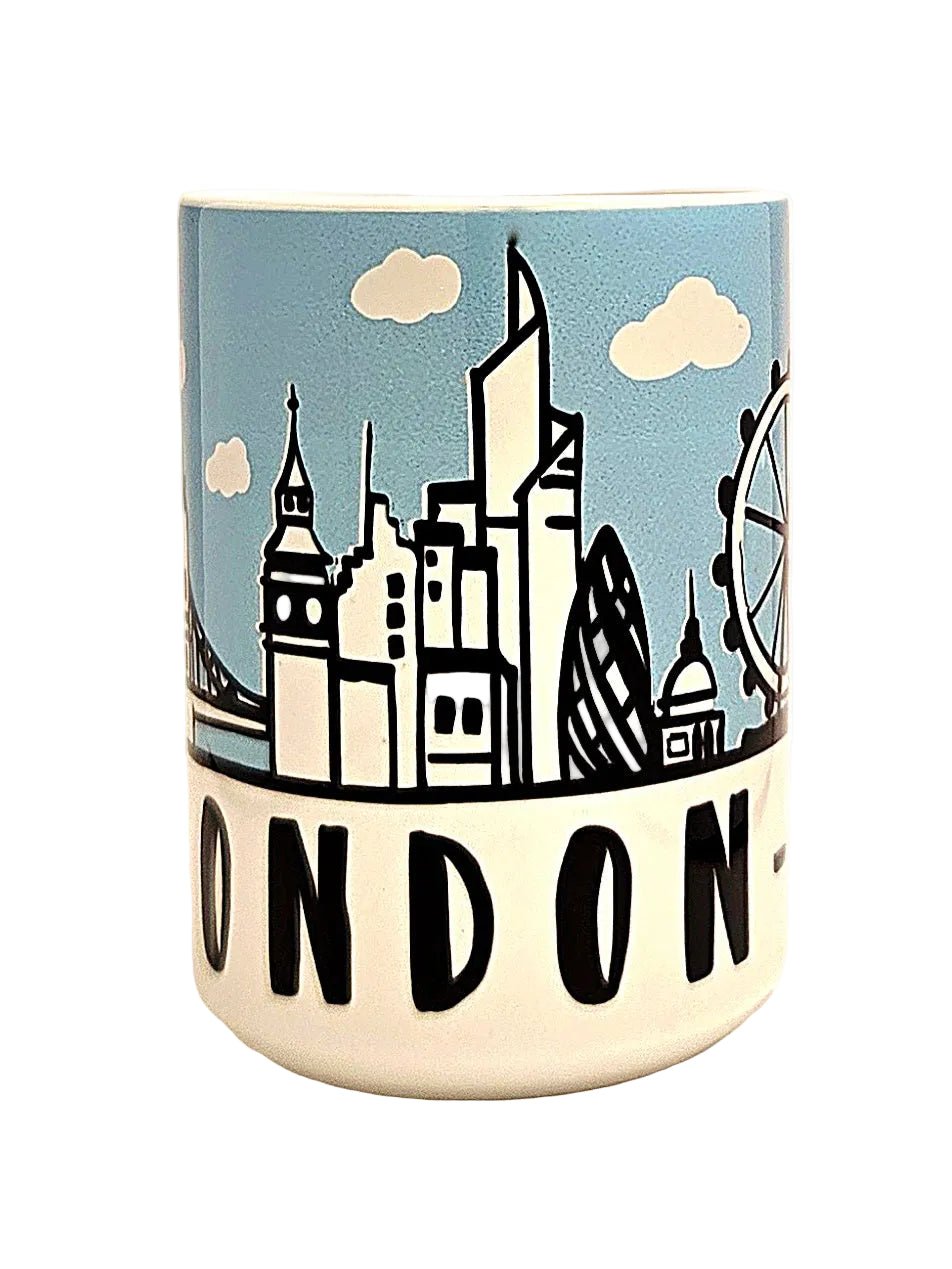 London Souvenir Mug - 15oz Ceramic Skyline Travel Keepsake - Coffee Quips Custom Drinkware